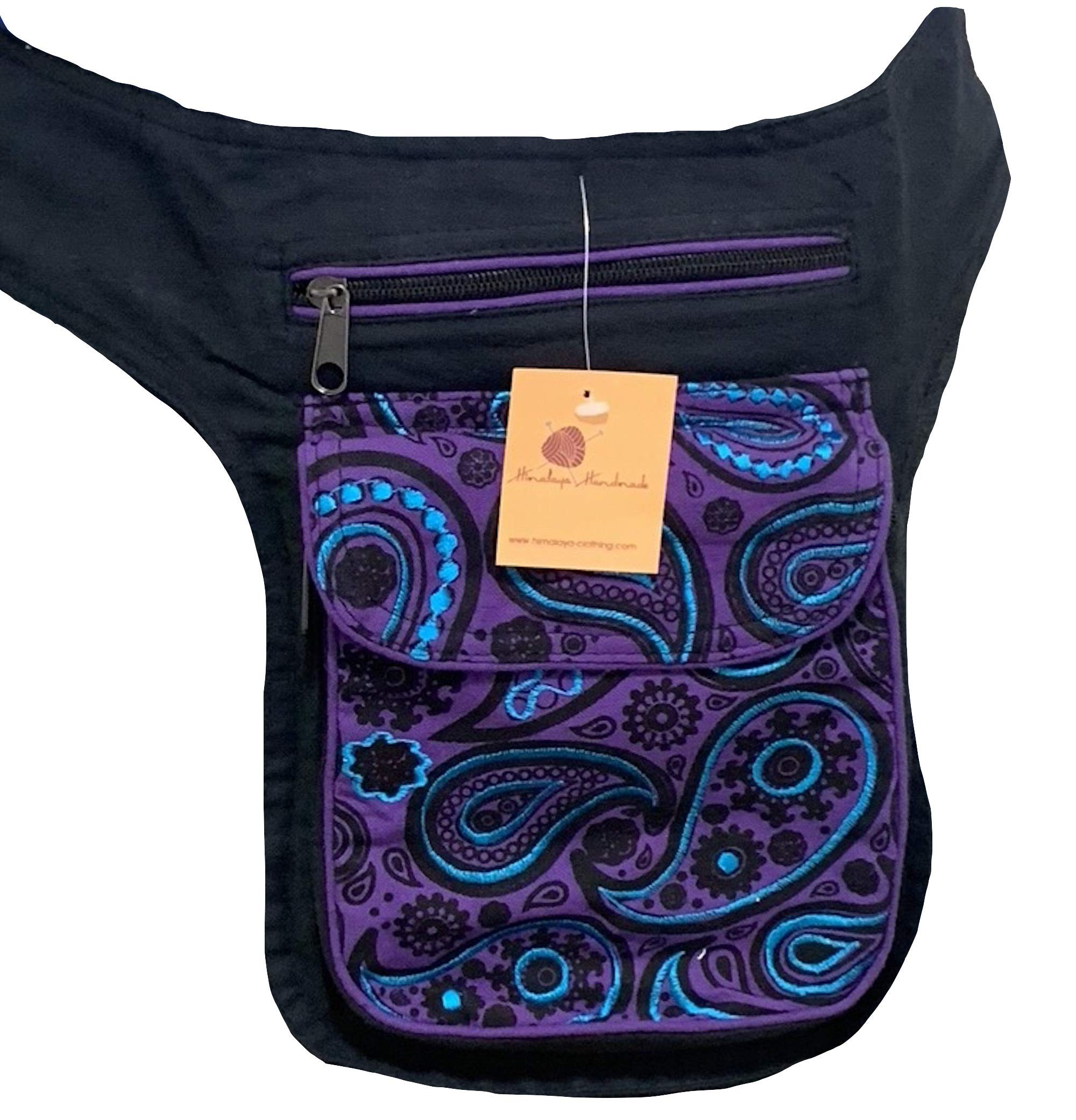HIMALAYA HANDMADE LLC - Stylish Unisex Fanny Pack Waist Bag for Travel, Festival & Daily Use | Adjustable Belt Bag with Multiple Pockets | Water-Resistant & Lightweight for Hiking, Concerts & Shopping