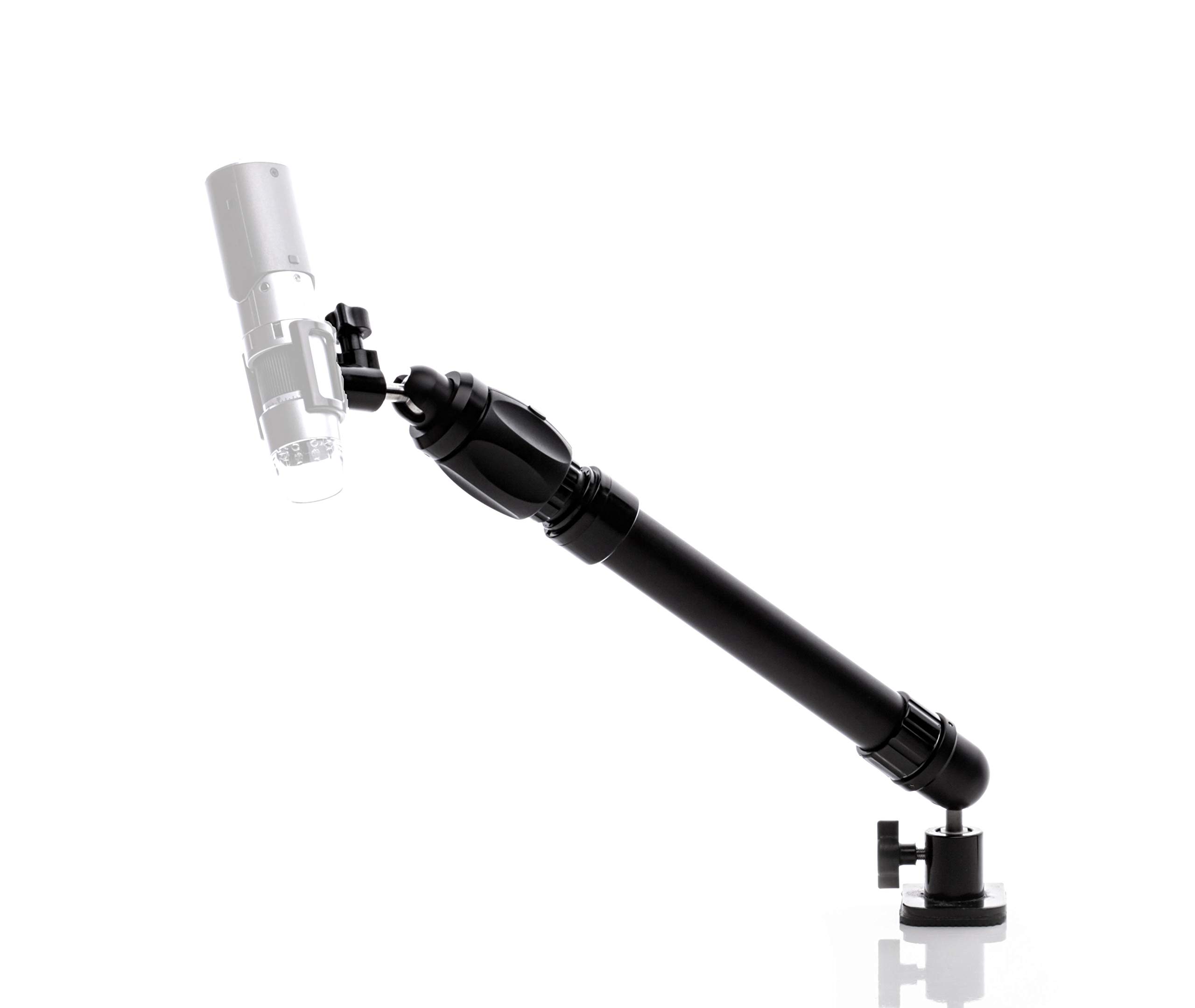 Adjustable USB Microscope Stand with C-Clamp Base - Perfect for Electronics Repair, Jewelry Inspection & Science Education