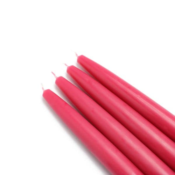 Bulk 6 Inch Red Taper Candles - 144 Count Case for Weddings, Holidays & Home Decor - Jeco Premium Long-Lasting Candles