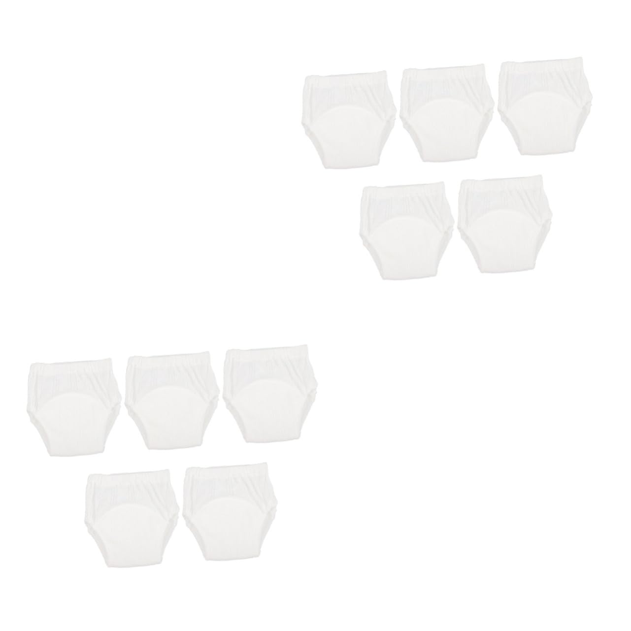 **GREENADSCAPE 10-Pack Boys Training Pants - Soft Cotton Underwear for Potty Training, Breathable & Comfortable Diaper Alternative (White) – Perfect for Daycare, Travel & Nighttime Use**