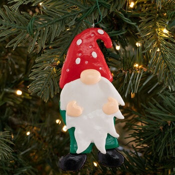 5 Pack DIY Clay Dough Gnome Ornaments - Handmade Christmas Tree Decorations for Holiday, Party & Home Decoration - Perfect for Gifts, Crafts & Festive DIY Projects