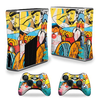 MightySkins Vinyl Decal Wrap Cover for X-Box 360 & Xbox 360 S Console - Jealousy Design | Protective, Durable, Custom Skin | Easy to Apply & Remove | Made in USA | Perfect for Gaming Setups & Personalization