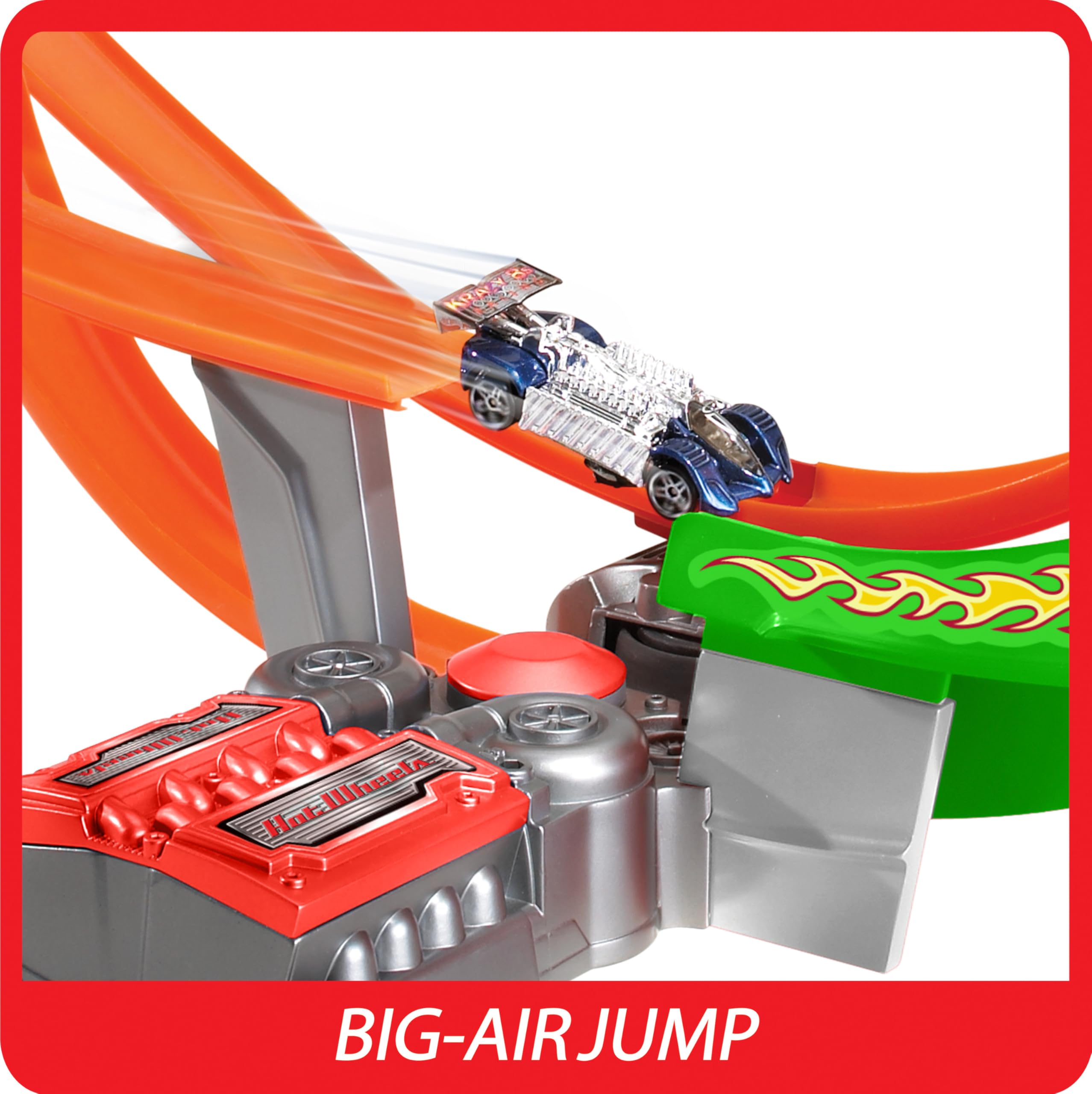 Hot Wheels Power Shift Raceway FCF18 - High-Speed Electric Toy Car Track Set for Kids - Perfect for Indoor Racing, Birthday Gifts & Family Game Nights
