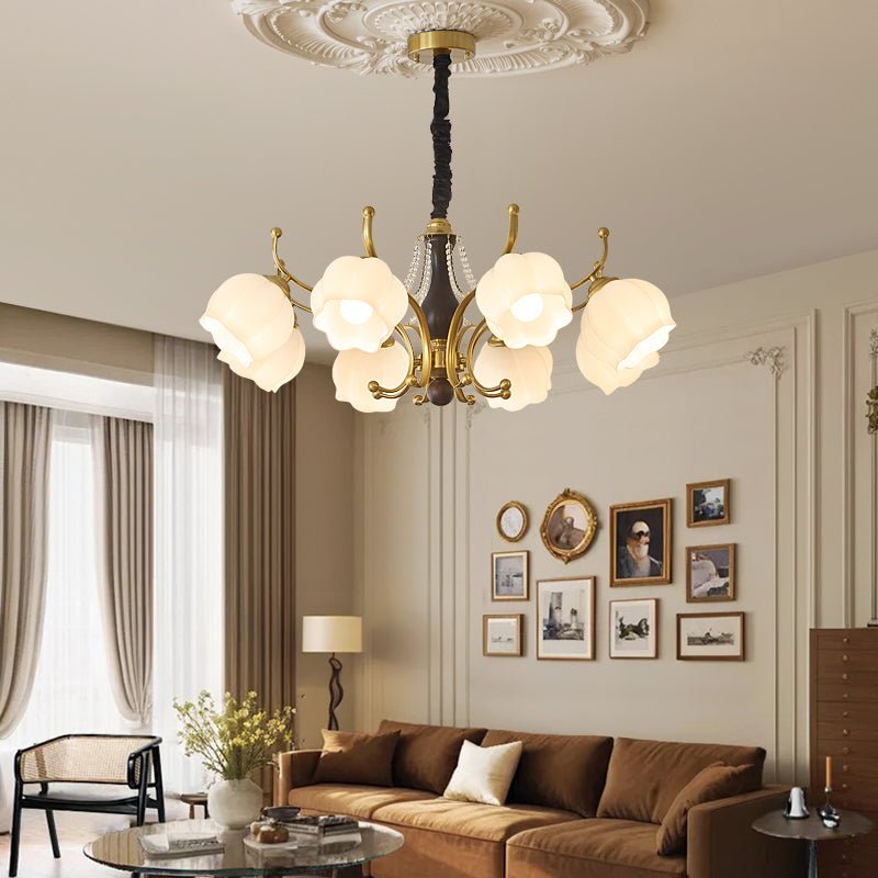 Antonia Chandelier - Elegant Crystal Ceiling Light Fixture for Dining Room, Living Room & Bedroom | Modern Home Decor Lighting