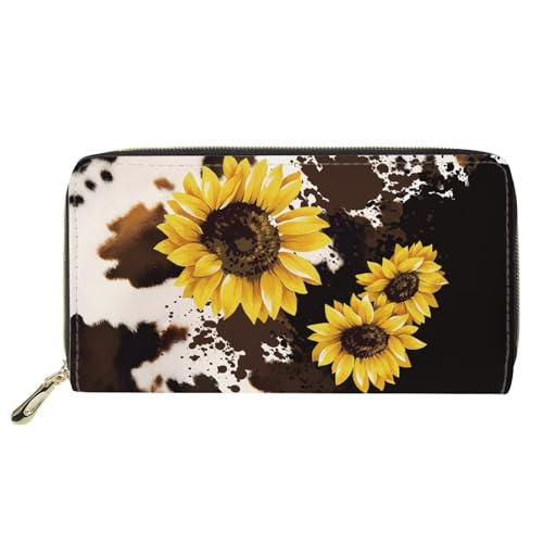 Cow and Sunflower