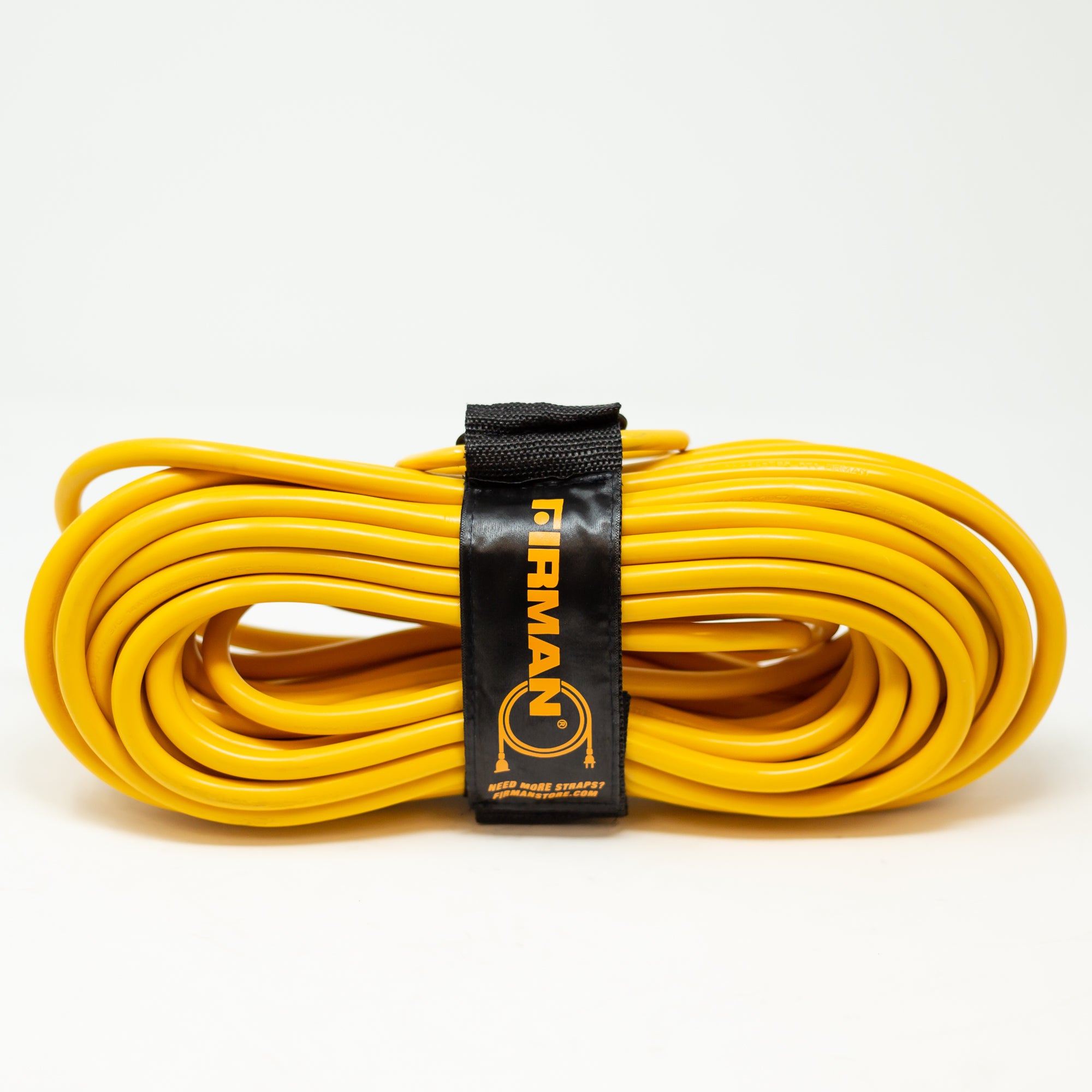 50ft Medium Duty 5-15P to 5-15R Generator Power Cord with Storage Strap - Perfect for Portable Generators, RV Camping & Emergency Power Backup