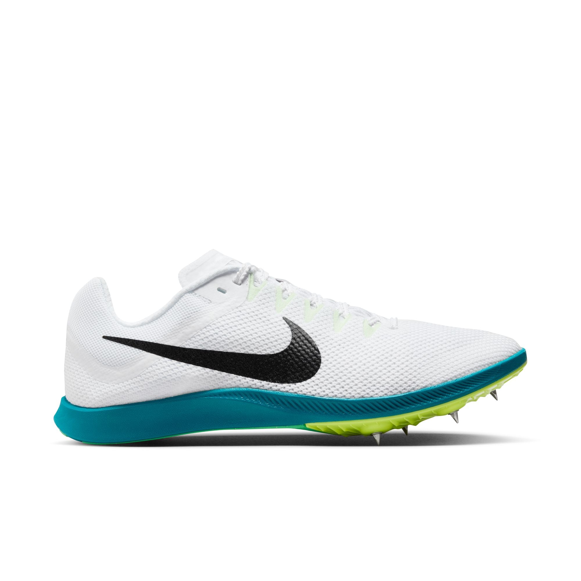 Unisex Nike Zoom Rival Distance Running Shoes - White/Black/Bright Spruce/Vapor Green - Perfect for Track, Cross Country & Road Running