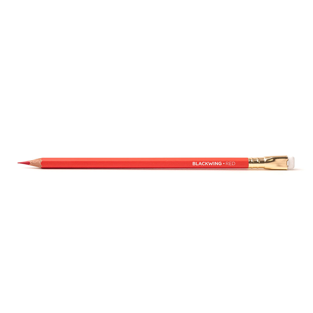 Premium Blackwing Red Pencils - Set of 4 - Smooth Writing & Drawing Graphite Pencils for Artists, Writers & Professionals - Perfect for Sketching, Note Taking & Creative Projects