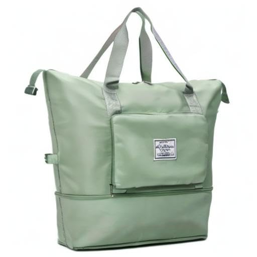 Large Capacity Foldable Expandable Travel Duffel Bag - Waterproof Collapsible Overnight Bag for Men & Women | Perfect for Weekend Trips, Gym, Camping & Air Travel