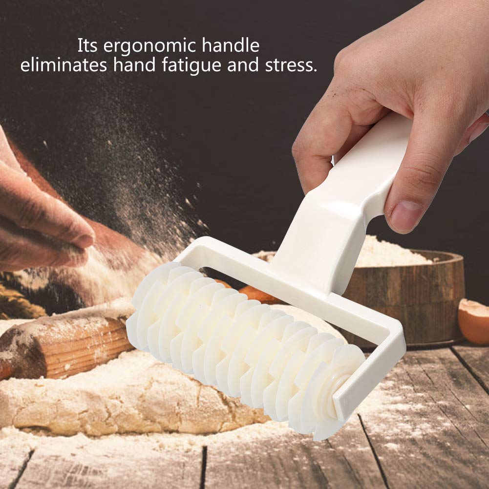 AUNMAS Lattice Roller Cutter - Professional Pastry Dough Cutter Wheel for Baking, Pie Crust, Cookies & Bread | DIY Baking Tool for Home Bakers | Perfect for Creating Decorative Lattice Patterns on Pies & Pastries