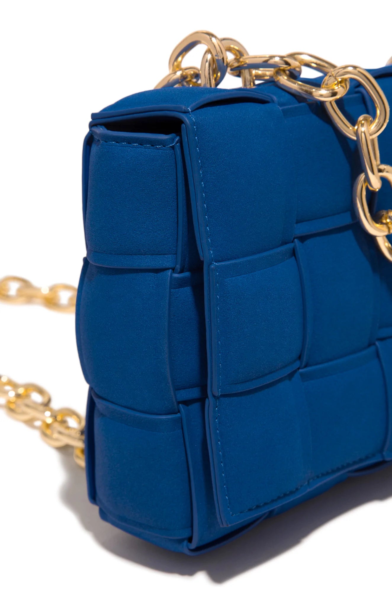 Pauletta Suede Handbag for Women - Royal Blue Luxury Crossbody Purse with Adjustable Strap, Perfect for Work, Travel & Evening Events
