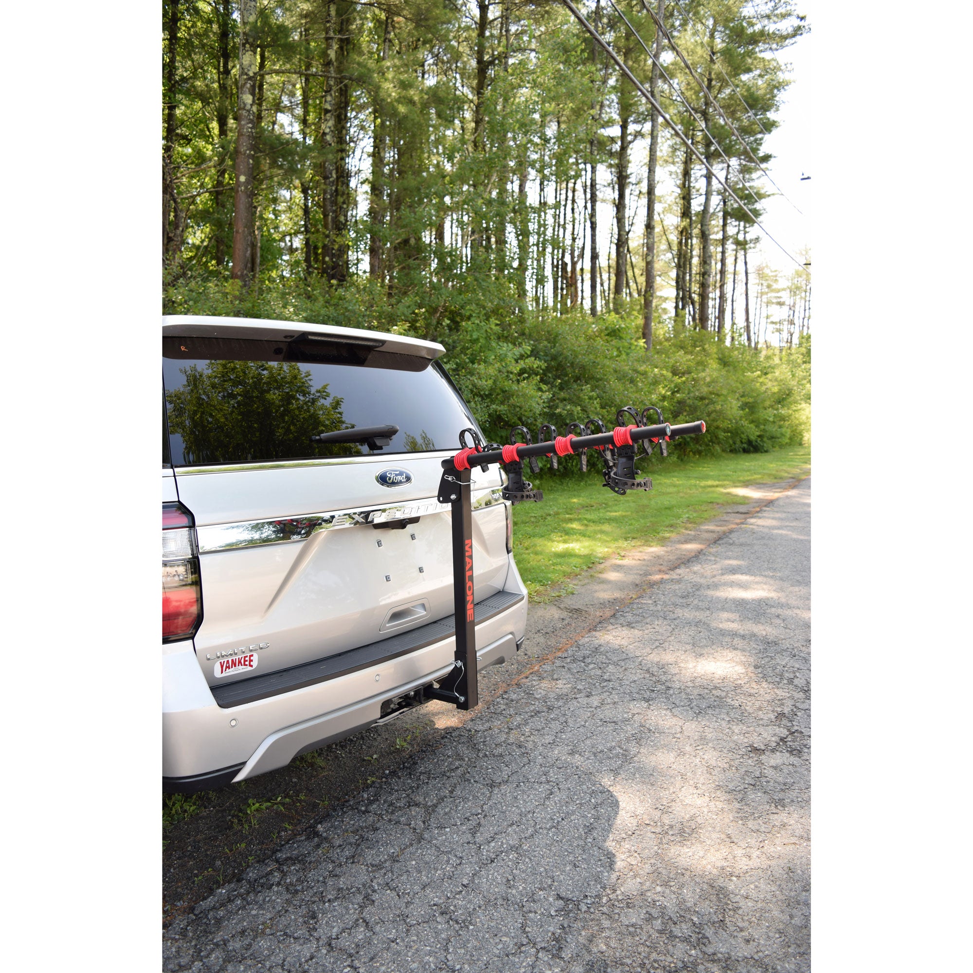 Malone Runway Max 4 Bike Hitch Rack - Heavy Duty 4-Bike Carrier for Cars, SUVs & Trucks | Secure & Easy Loading | Perfect for Road Trips, Camping & Cycling Adventures (Closeout)