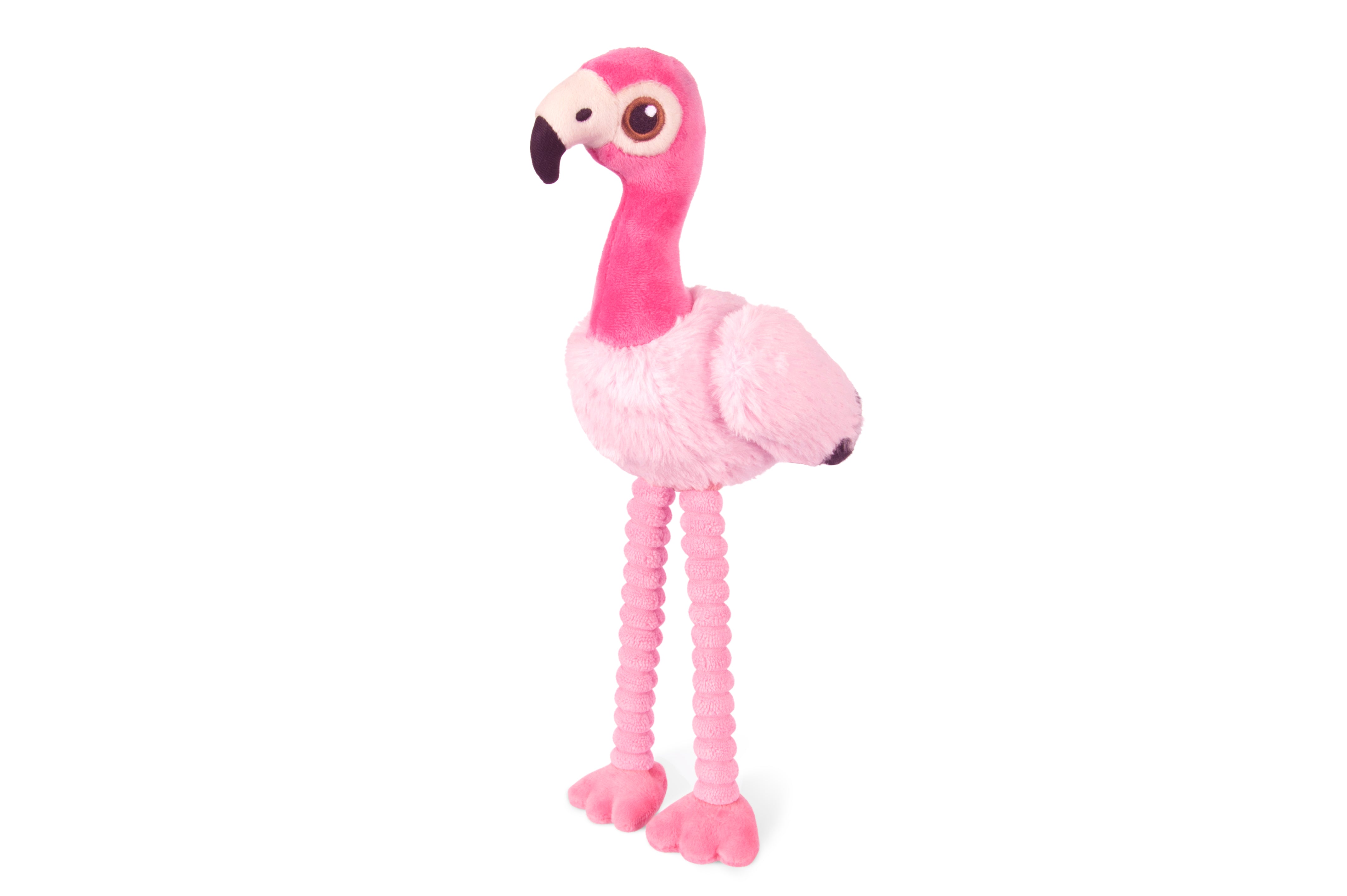 Flora the Flamingo Plush Dog Toy - Soft & Durable Fetching Flock™ Chew Toy for Small & Medium Dogs | Perfect for Playtime, Training & Cuddling | Pet P.L.A.Y.