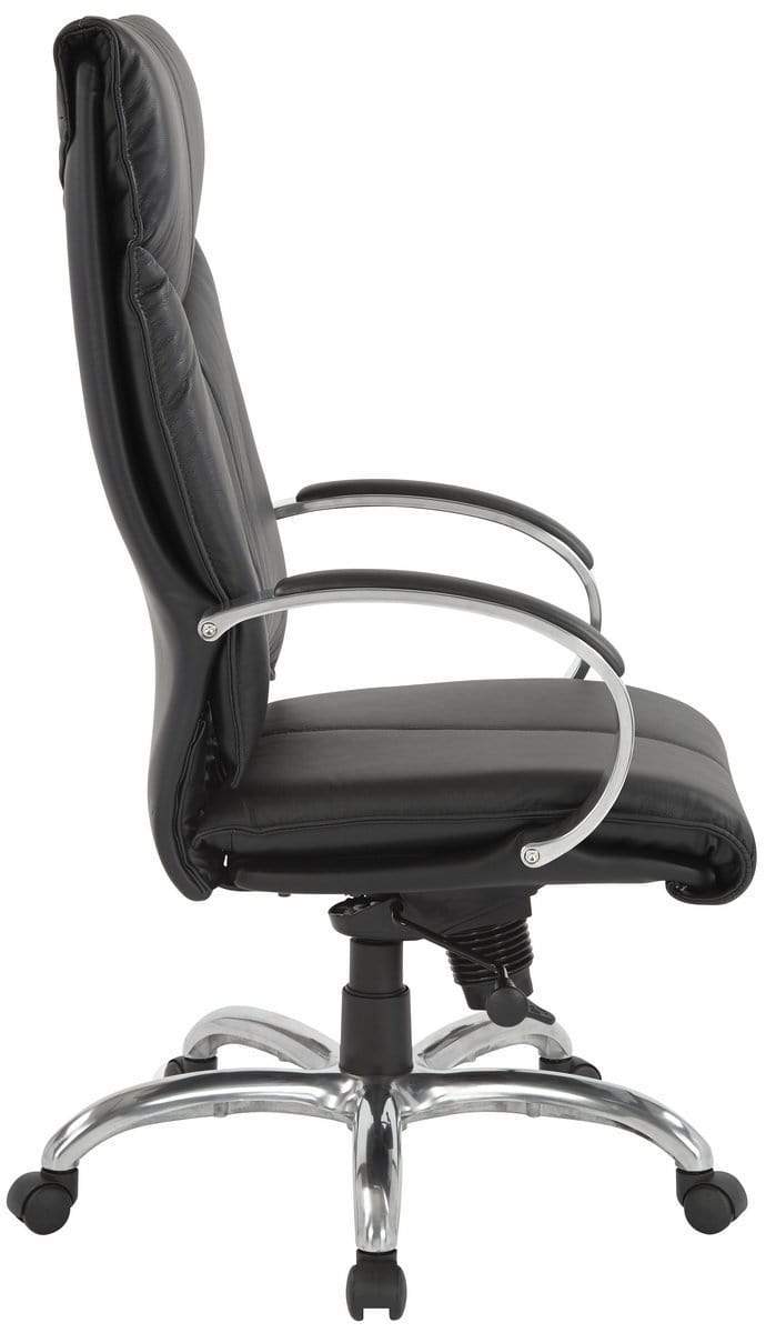 Premium Pro Line II Deluxe Executive Leather Office Chair - Ergonomic High Back Desk Chair with Adjustable Lumbar Support [Model 8200] - Perfect for Home Office, Conference Rooms & Executive Suites