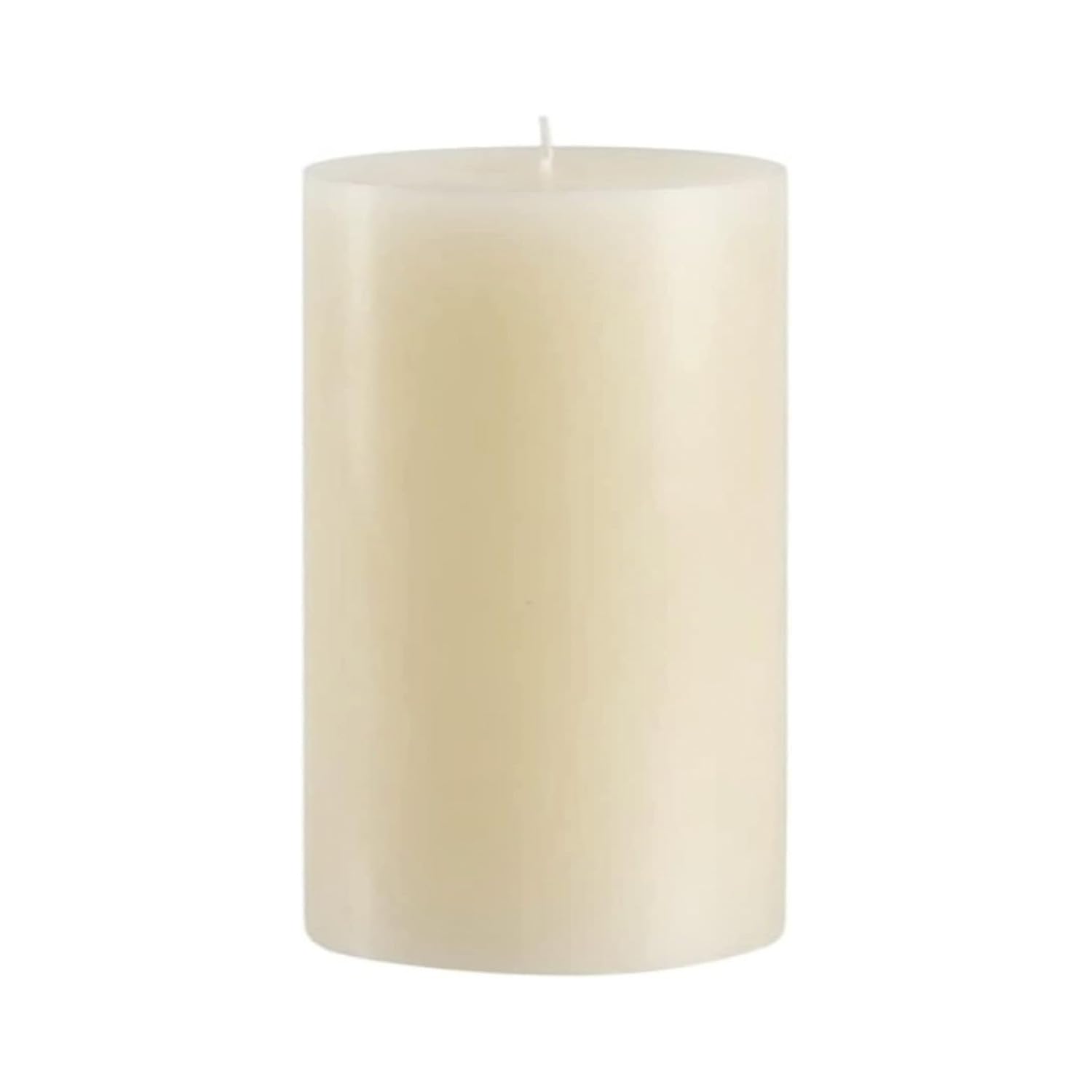 Premium Unscented Ivory Pillar Candle - 4x6 Inch Hand-Poured Luxury Wax for Home Decor | Smokeless, Dripless, 120-Hour Burn Time | Perfect for Weddings, Dinner Parties & Relaxing Ambiance