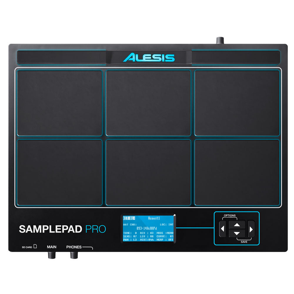 Alesis 8-Pad Electronic Drum Pad with SD Card Slot - Perfect for Home Studio Recording, Live Performances & Drum Practice