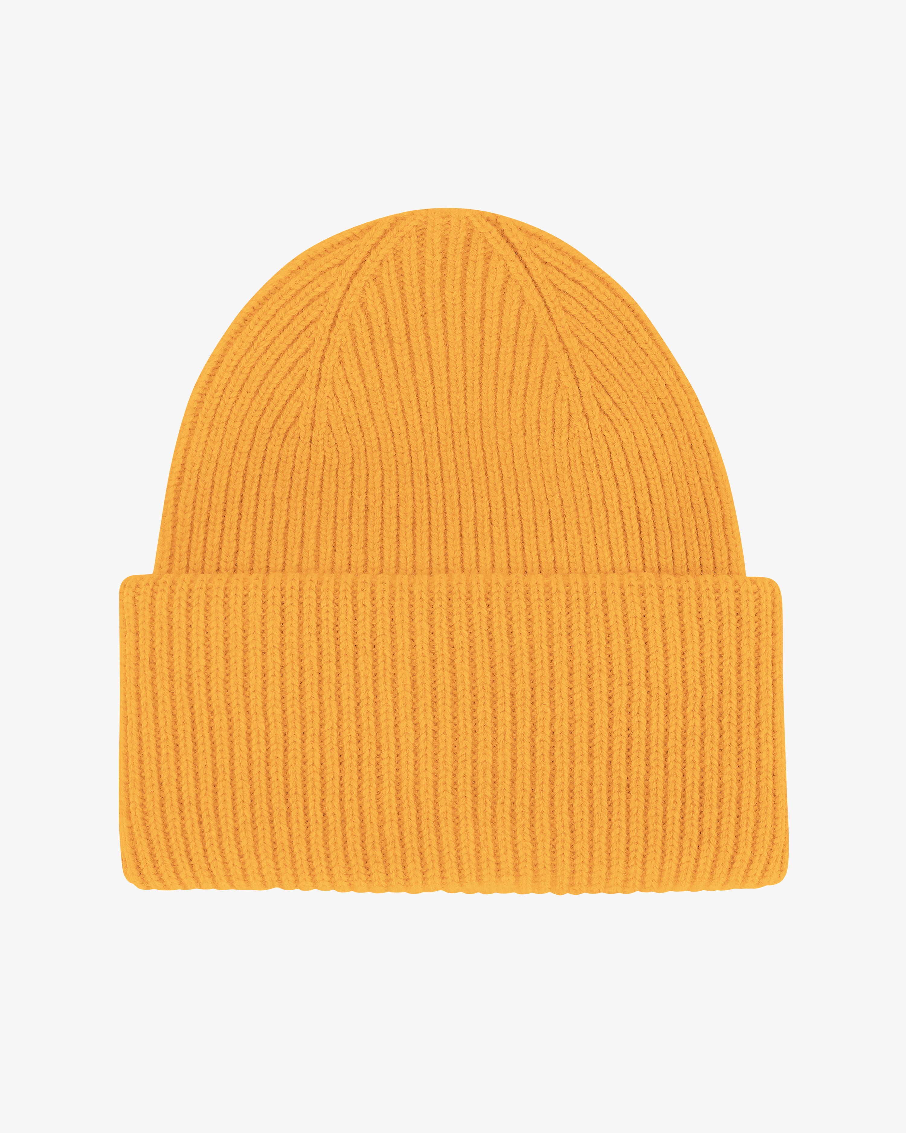 Premium Merino Wool Beanie - Soft & Warm Winter Hat for Men & Women - Burned Yellow - Perfect for Skiing, Hiking & Outdoor Activities