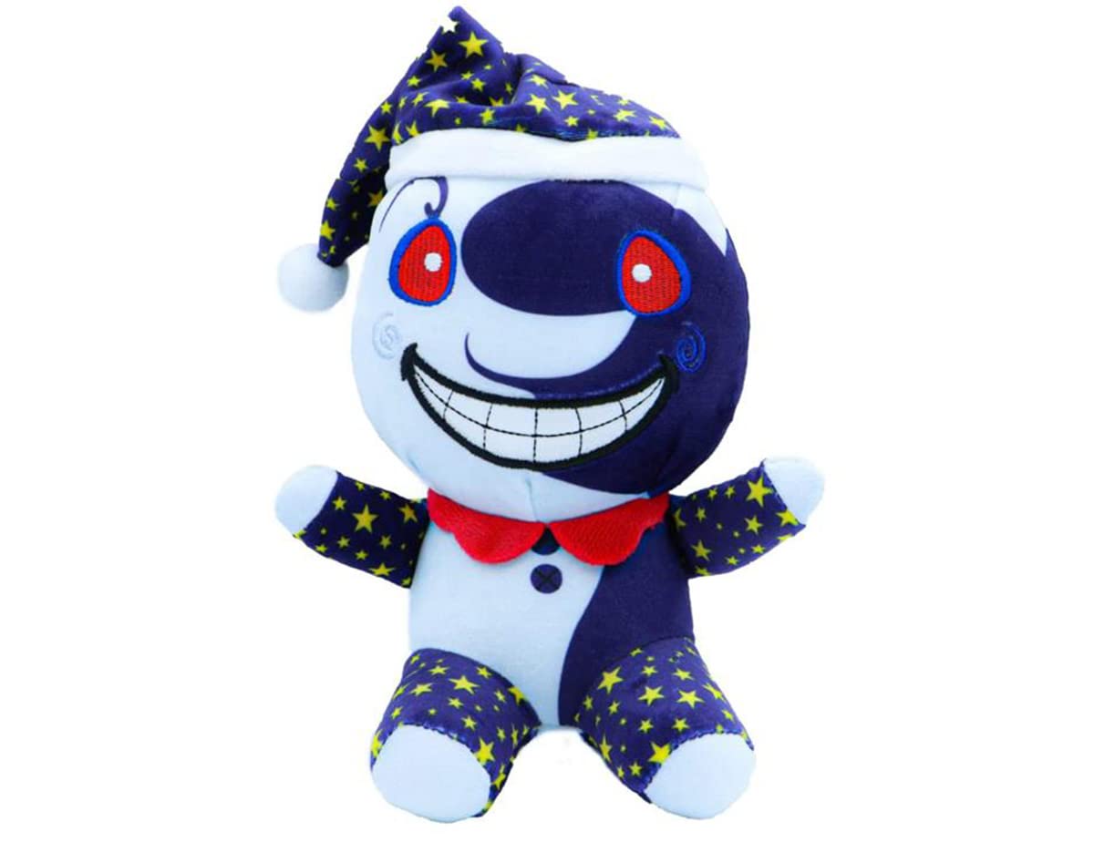 FNAF Plush Toy - Sundrop & Moondrop Five Nights at Freddy's Stuffed Animal, Soft Cartoon Character Doll for Kids & Collectors (Clown Boss) - Perfect for Birthday Gifts, Room Decor, and FNAF Fan Collections