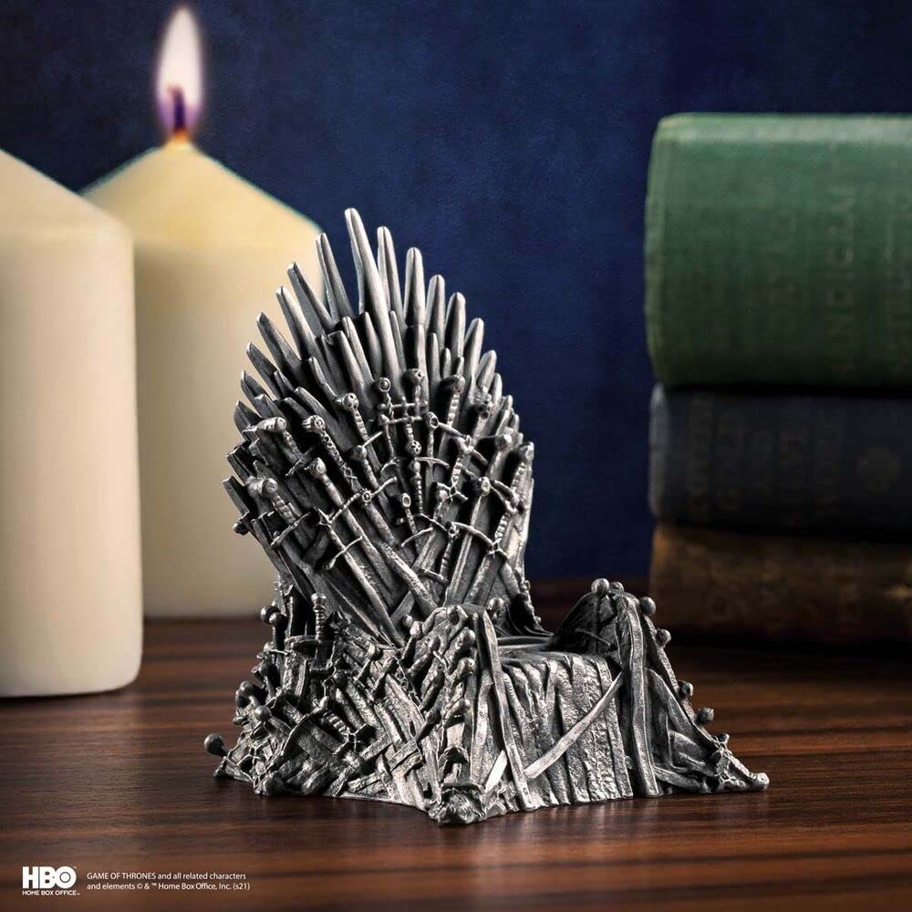 Royal Selangor Handcrafted Game of Thrones Pewter Iron Throne Phone Stand - Premium Gift for Fans - Perfect for Displaying Smartphones & Tablets in Home or Office