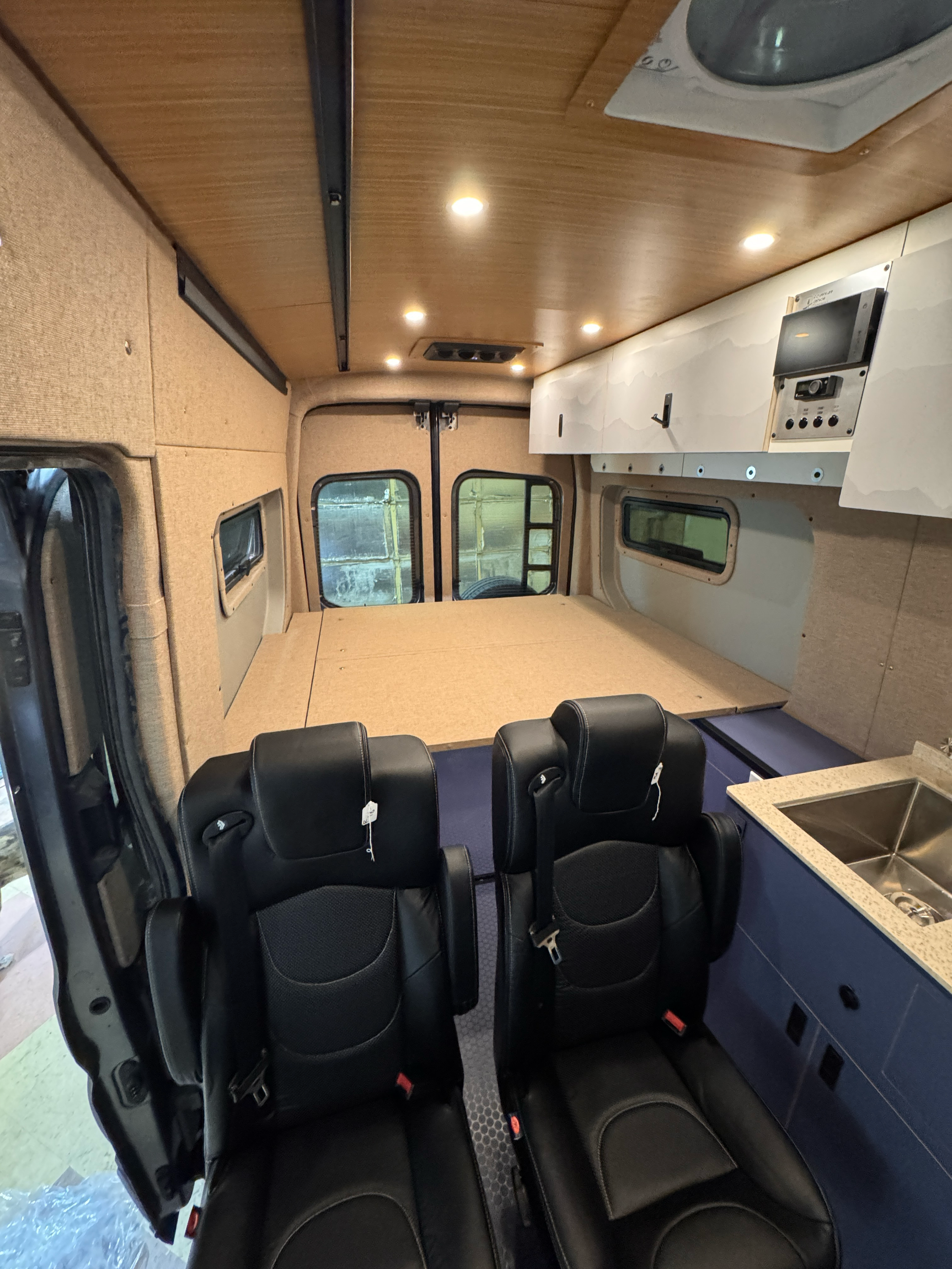 Ford Transit Innie Sleeper - Driver Side Sleeper Conversion Kit for Camper Vans | Comfortable Sleeping Solution for Road Trips & Camping Adventures
