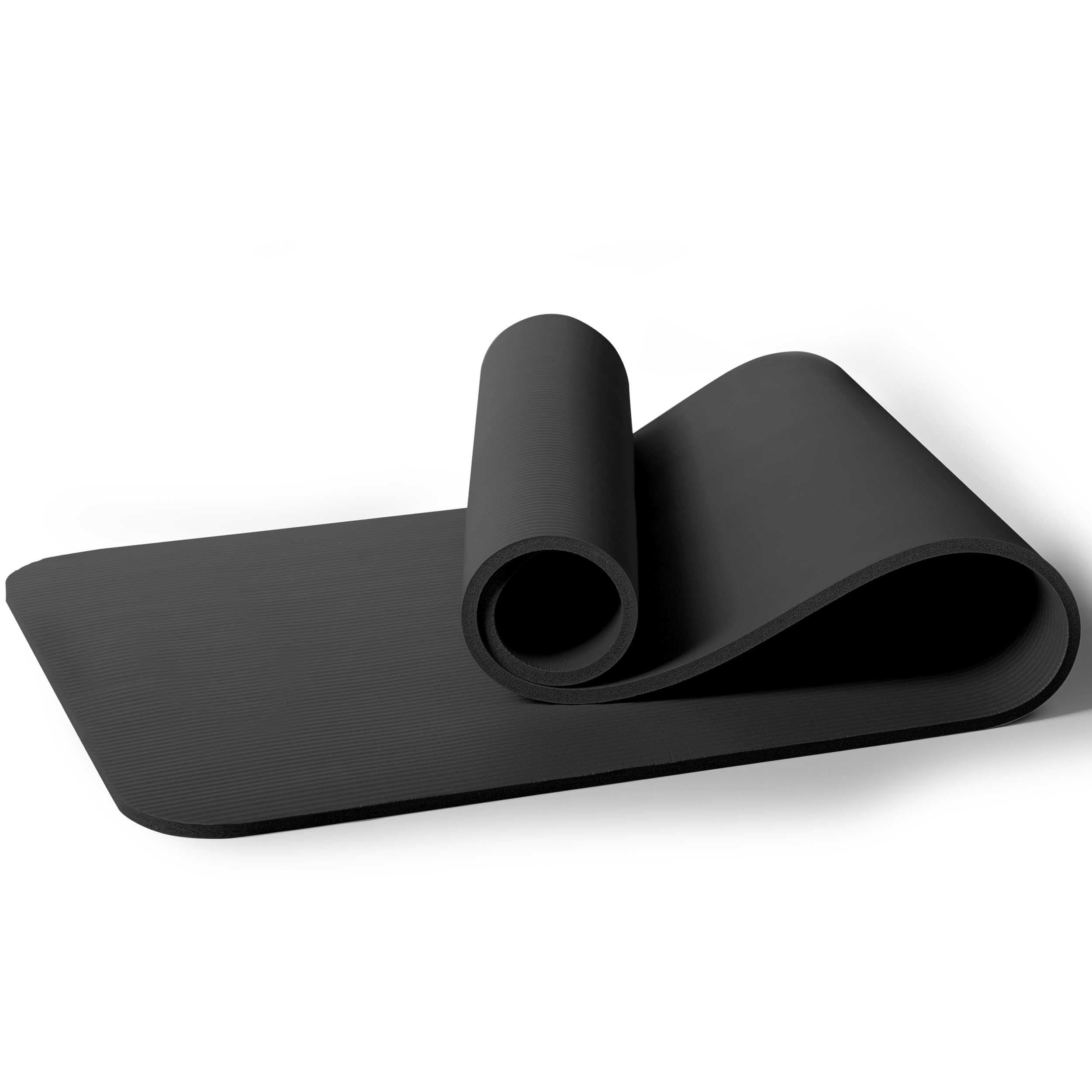 PRCTZ 12mm Thick NBR Exercise Yoga Mat - Non-Slip, Eco-Friendly Fitness Mat for Home Workouts, Gym, Pilates & Yoga Practice