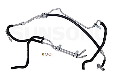 Sunsong 3403666 Power Steering Hose Assembly - High-Quality Replacement for Smooth Steering Performance | Perfect for Ford, Chevy, Dodge & More | Ideal for Off-Roading, Daily Commuting & Heavy-Duty Use