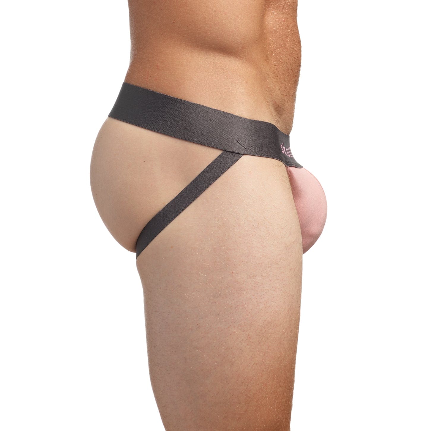 Just the Bones Jock Pink - Comfortable Athletic Support Underwear for Men | Perfect for Gym, Running & Sports Activities