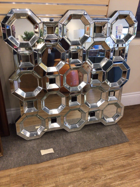 Linzey Silver Mirror - Modern Decorative Wall Mirror for Living Room, Bedroom & Entryway - Elegant Home Decor by City Furniture