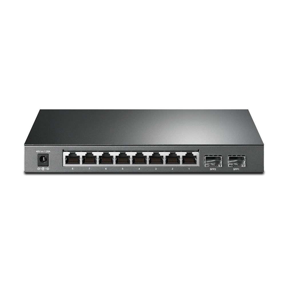 TP-Link TL-SG2210P 8-Port Gigabit PoE Switch | 1000Mbps Ethernet Network Switch with 8 PoE+ Ports | Ideal for Home Office, Small Business & Smart Home Networking