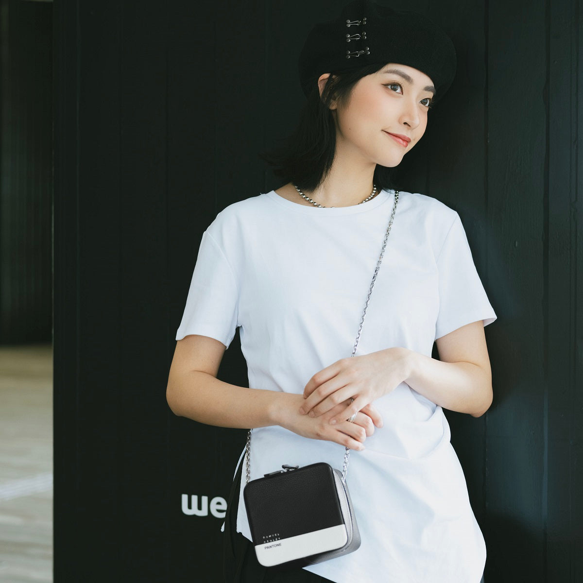 Samuel Ashley x Pantone Leather Square Bag - Stylish Crossbody Purse for Women, Fashionable Designer Handbag for Work, Travel & Everyday Use