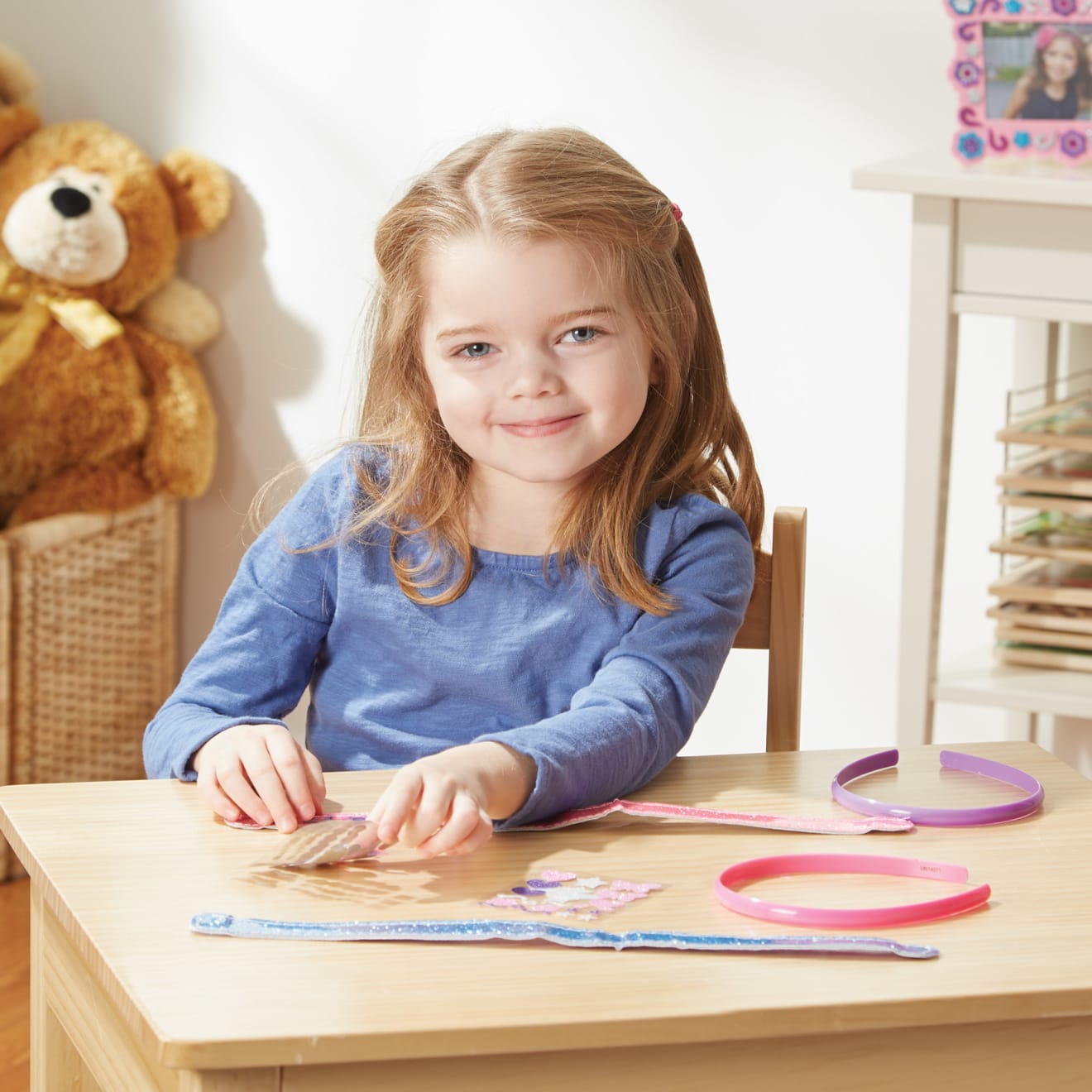 DIY Headbands Craft Kit - Design & Decorate Your Own Hair Accessories | Perfect for Kids' Arts & Crafts, Birthday Parties, and Creative Playtime