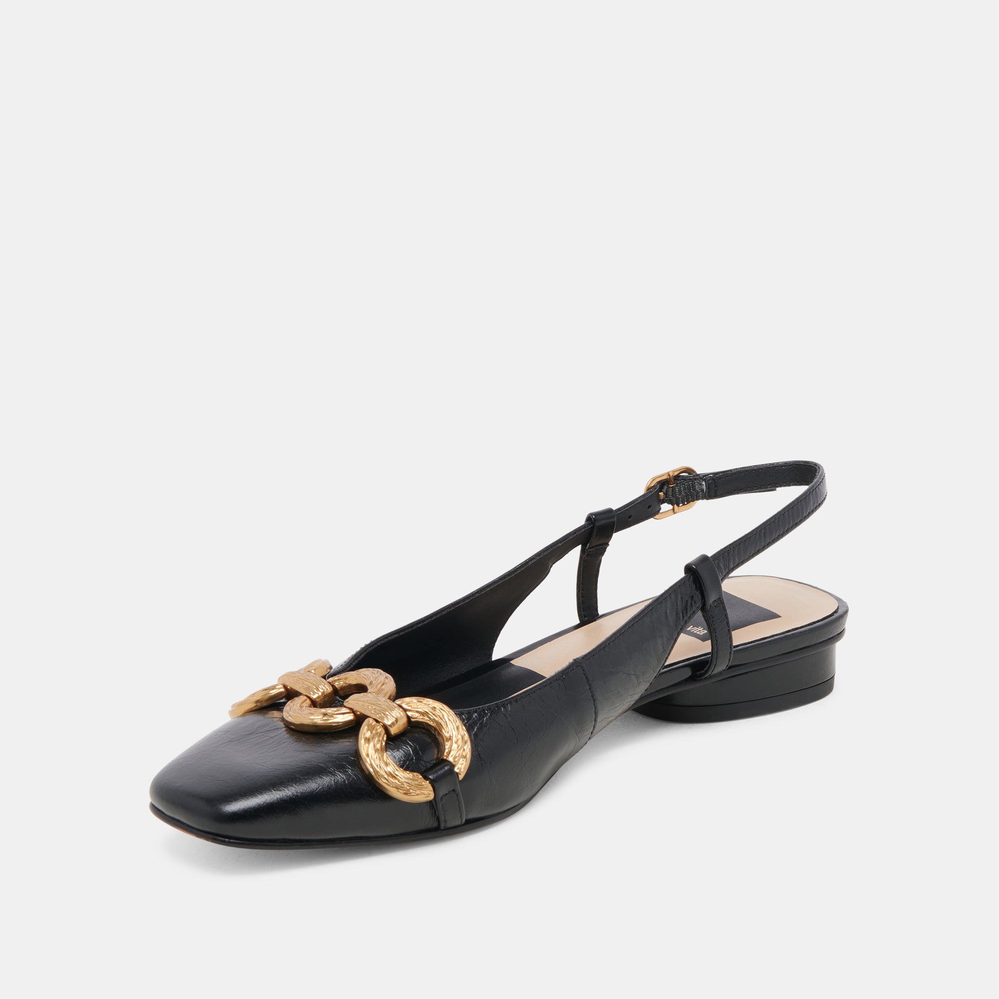 RAMANO FLATS MIDNIGHT CRINKLE PATENT - Stylish Women's Dress Shoes for Work, Party & Evening Events | Comfortable & Fashionable Heels for Professional & Social Occasions