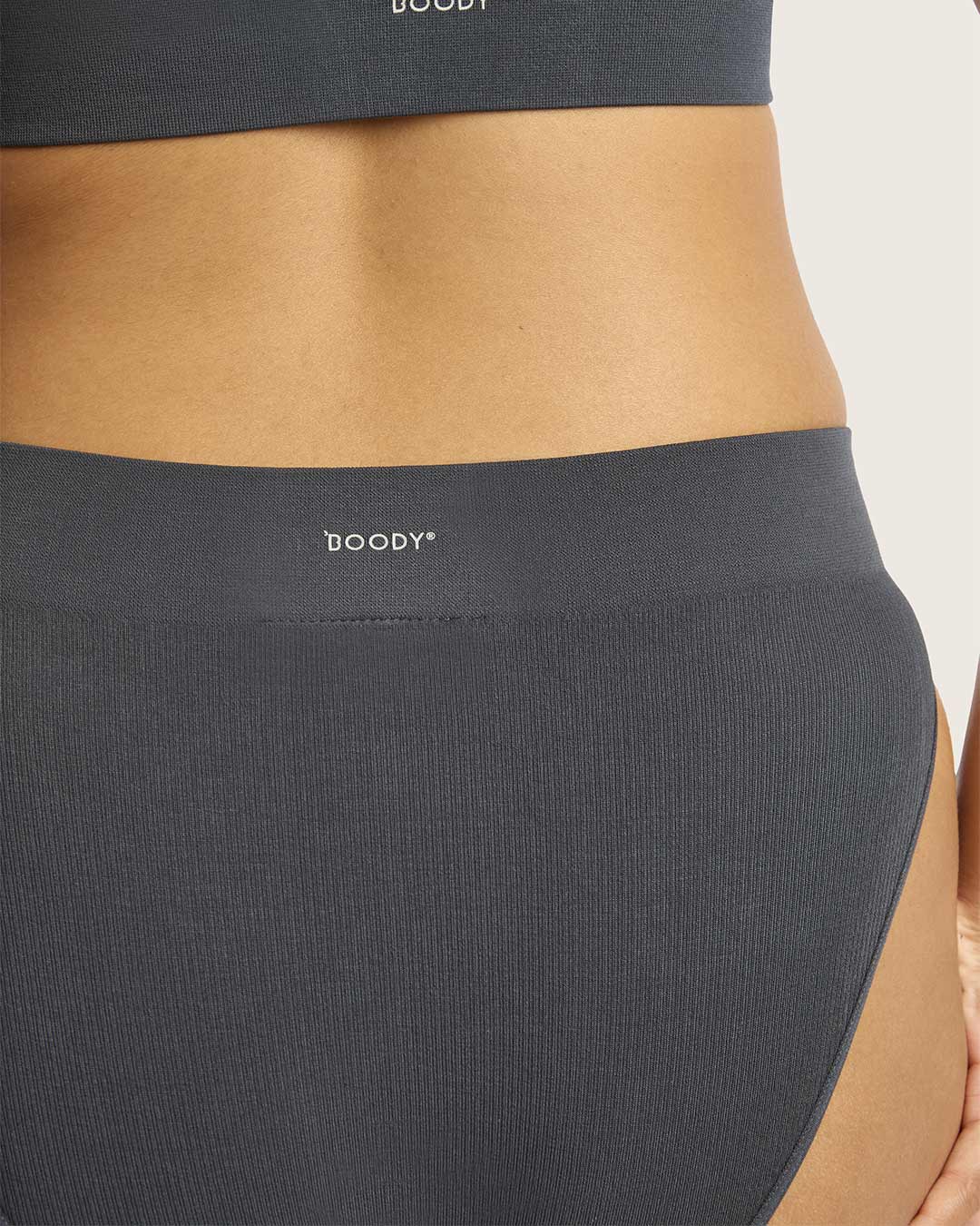 LYOLYTE Ribbed High Leg Briefs for Women - Sexy Lace Underwear with Comfortable Fit - Perfect for Everyday Wear, Date Night & Special Occasions