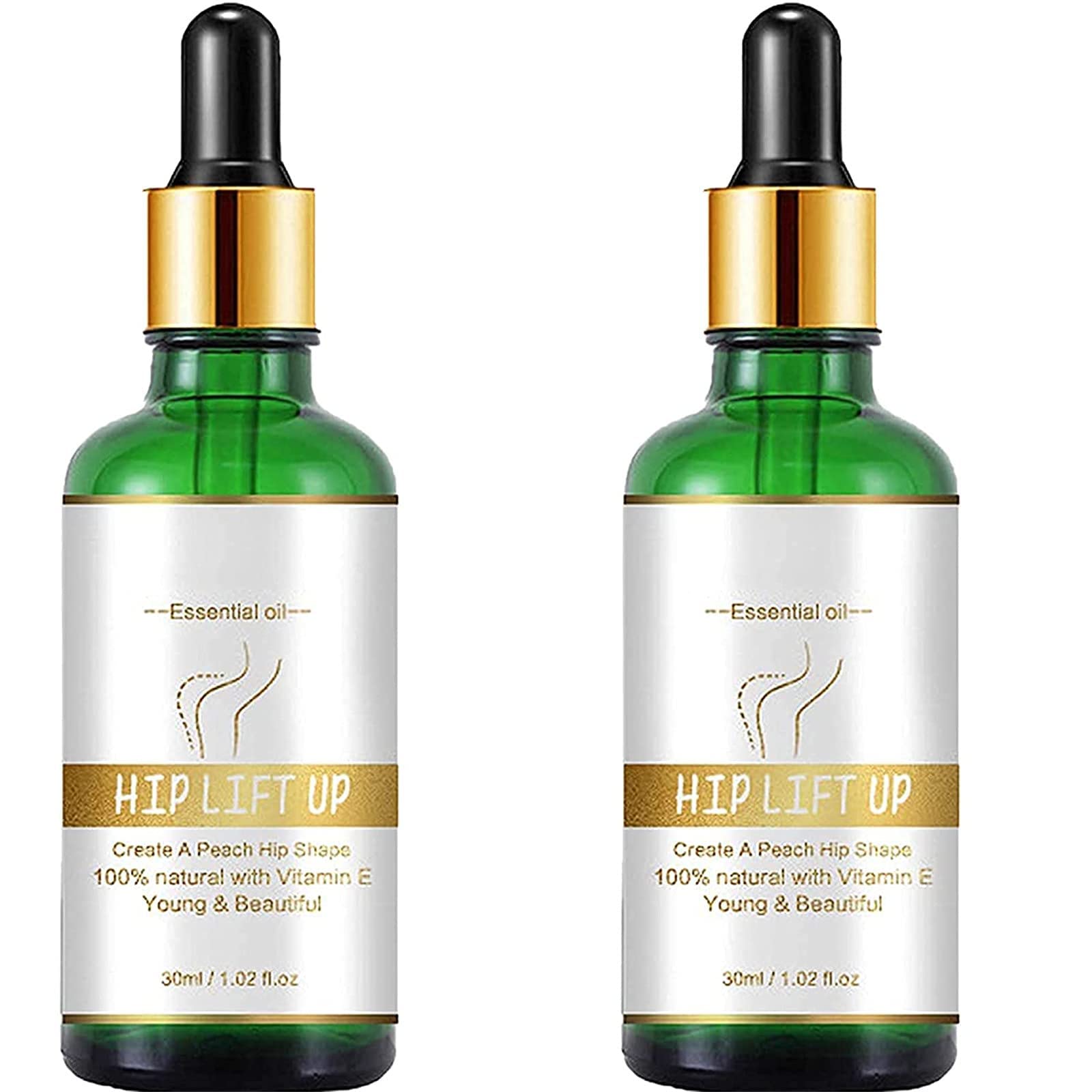 TTBDBFH 30ml Hip-Lifting Essential Oil - Butt Enhancement Massage Oil for Firming & Tightening - Natural Peach Shaping Cream | Perfect for Body Contouring, Spa Treatments & Confidence Boosting