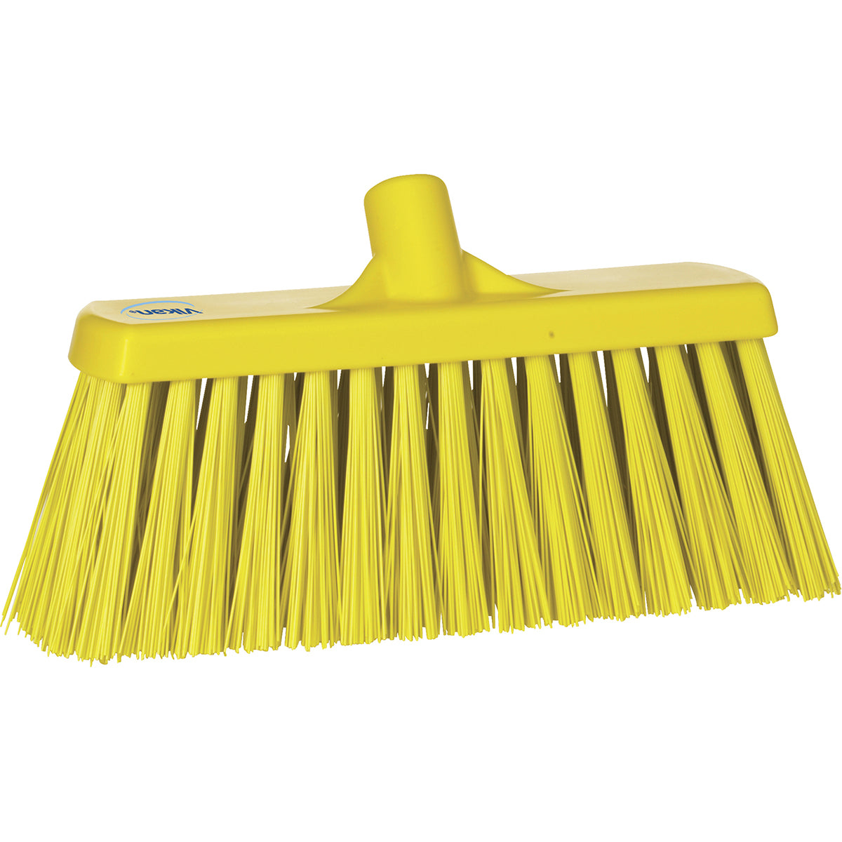 13 Vikan Heavy Duty Push Broom - Commercial Grade Cleaning Broom for Indoor/Outdoor Use - Durable Bristles for Sweeping Floors, Garages & Driveways