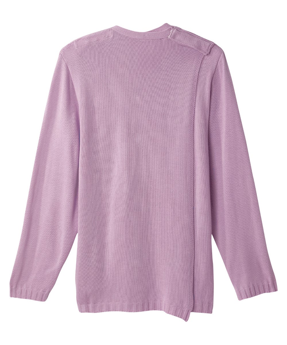 Women's Lightweight Open Back Floral Cardigan - Soft Knit Wrap Sweater for Spring & Summer - Perfect for Beach Cover-Ups, Date Nights & Layering Outfits