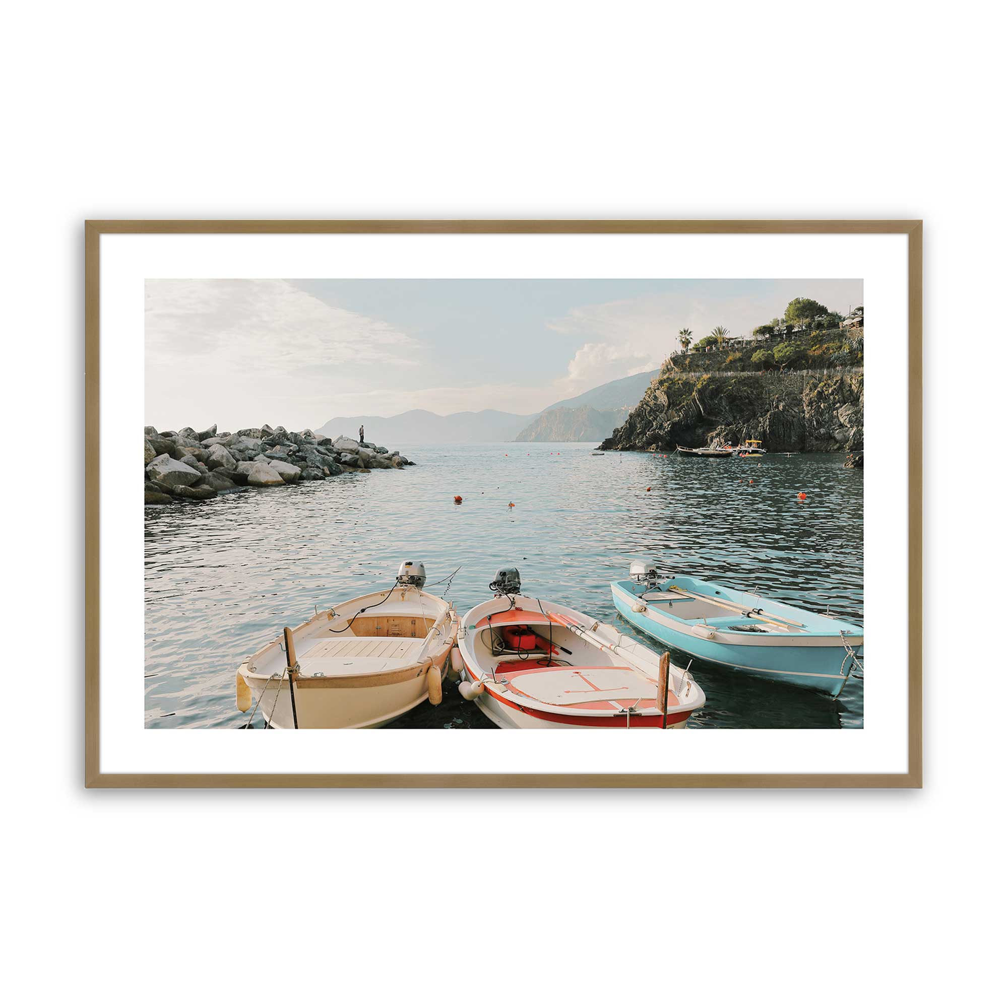 Dockside Dreams Print - Coastal Wall Art Decor for Beach House, Living Room & Bedroom | Nautical Themed Home Decor for Seaside & Ocean Lover Gifts