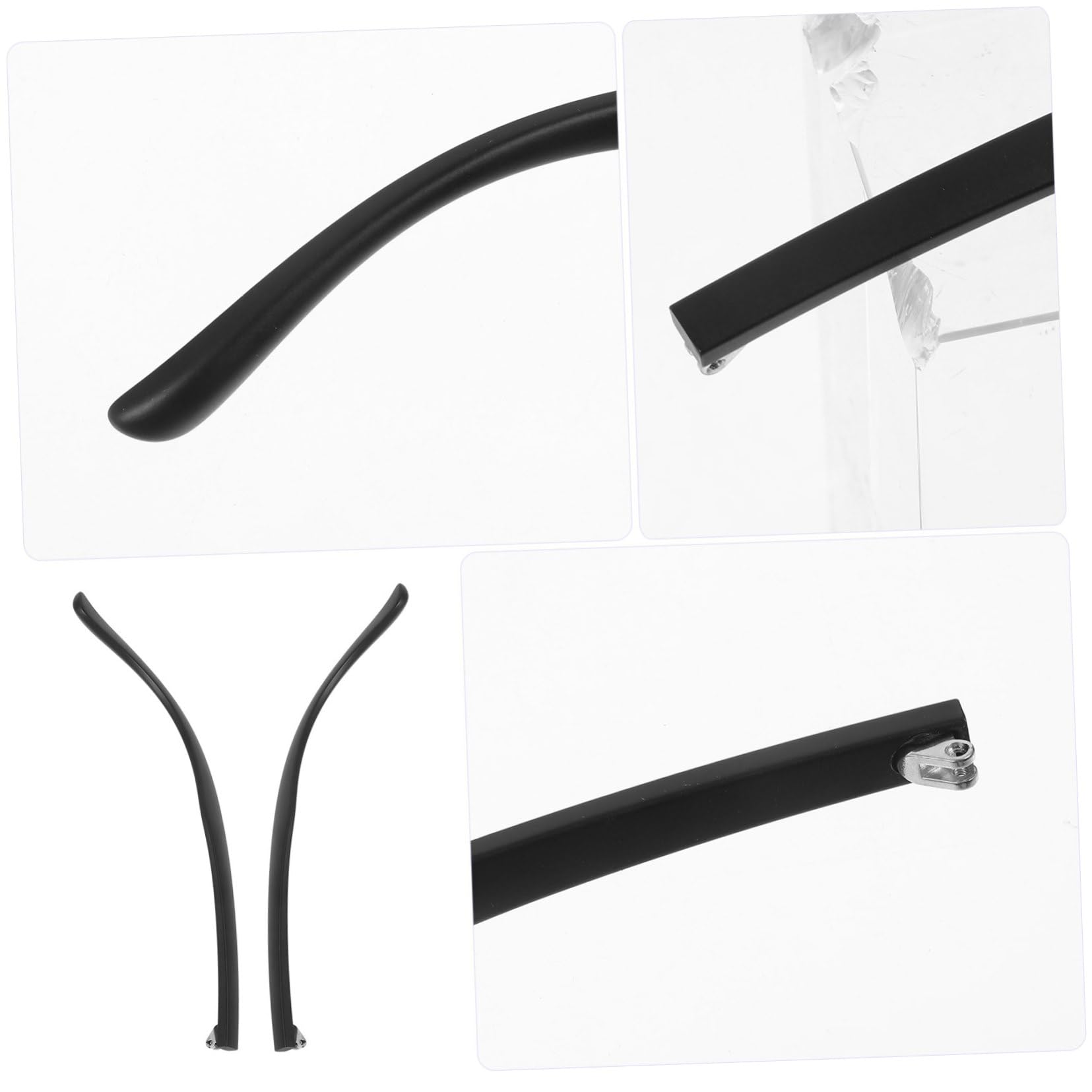 1 Pair of Glasses Temple Replacement - TR90 Material Glasses Arm Repair Kit for Eyewear Accessories | Perfect for Broken Glasses Repair and DIY Frame Maintenance