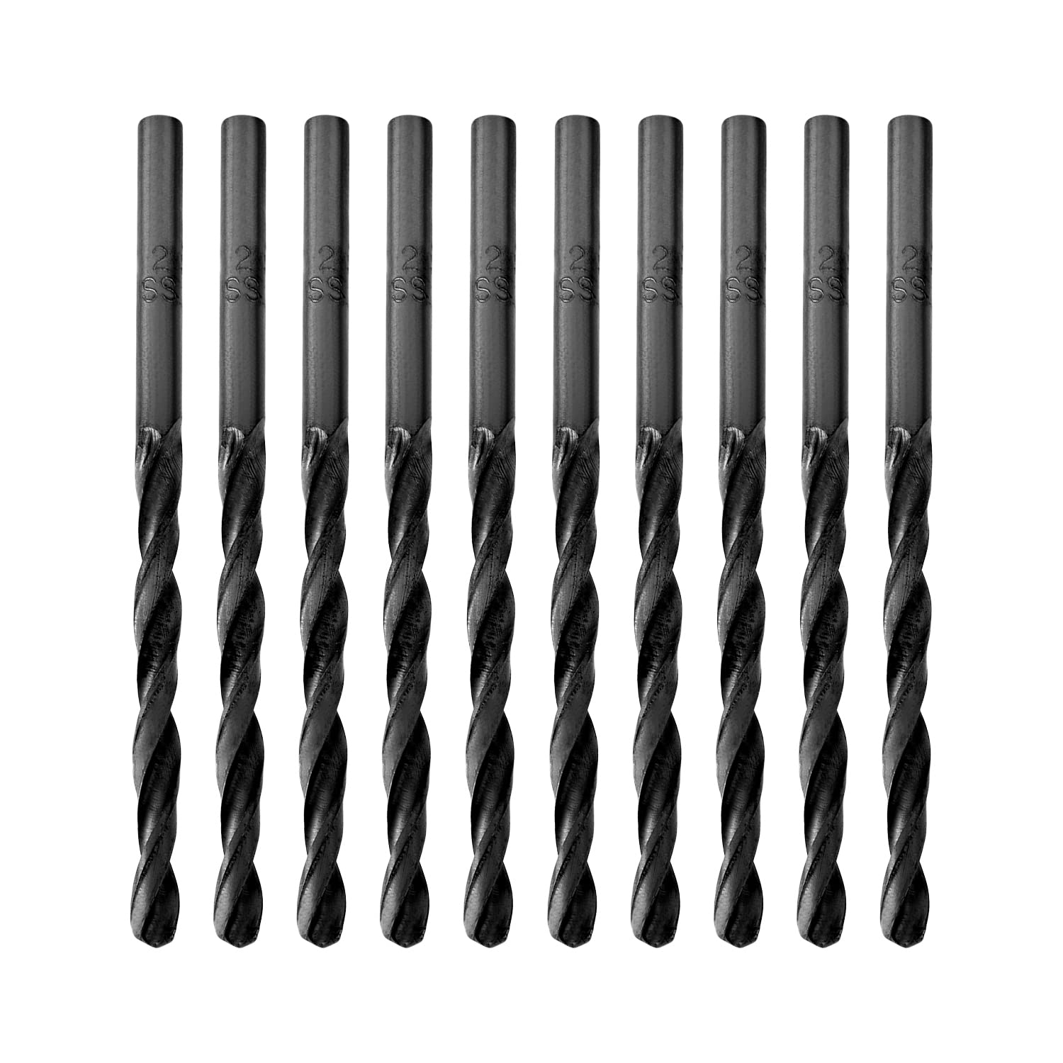 Utoolmart 10-Piece HSS-4241 Round Shank Twist Drill Bit Set - 4.2mm Diameter High Speed Steel Drill Bits for Metal, Steel & Aluminum Alloy - Perfect for DIY Projects, Home Repairs & Metalworking