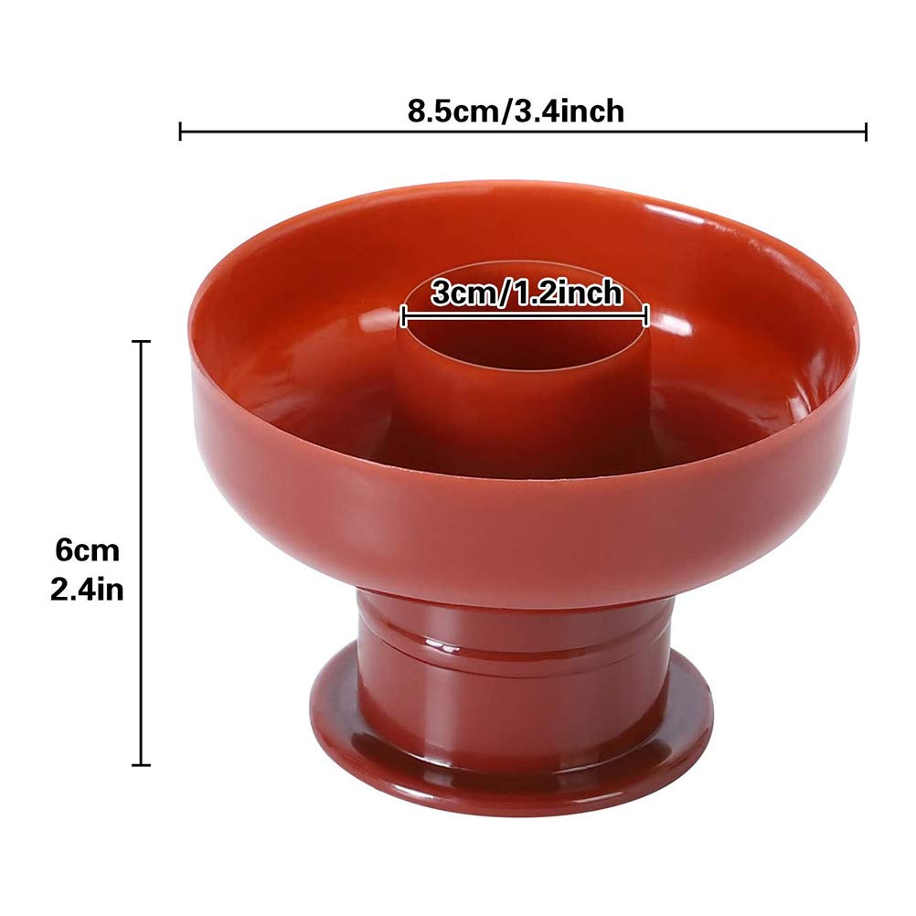 HEEPDD Reusable Donut Cake Mould - Non-Stick Silicone Donut Maker Cutter for Baking, Fondant, Bread & Desserts | Perfect for Home Kitchen, DIY Baking & Party Treats (Set of 6) | Great for Birthday Cakes, Holiday Baking & Kids Cooking Activities