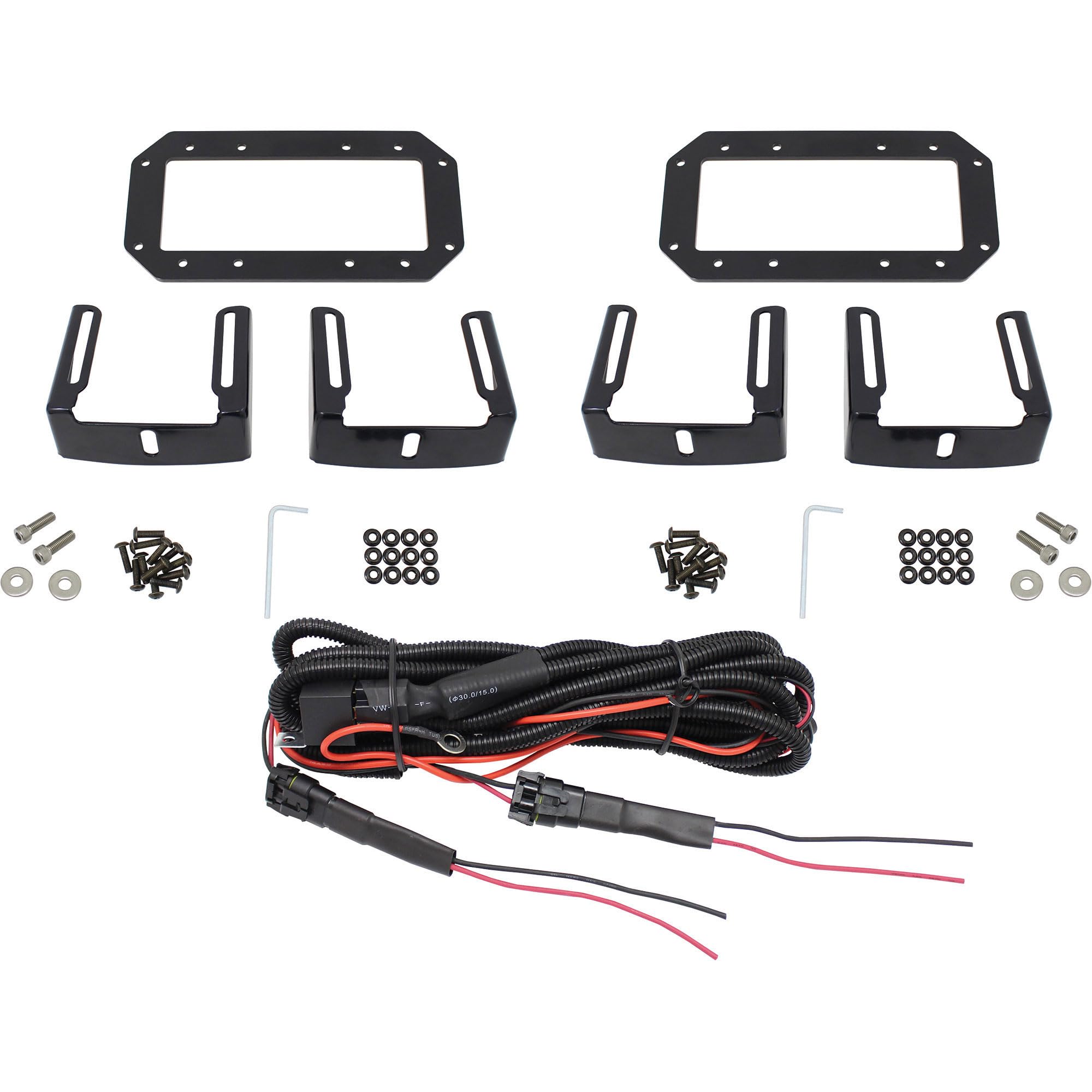 Westin 57-0025 HDX Flush Mount B-FORCE LED Light Kit - 6 Inch LED Lights (Set of 2) with Wiring Harness for Off-Road Trucks, Jeeps & SUVs - Perfect for Night Driving & Off-Road Adventures