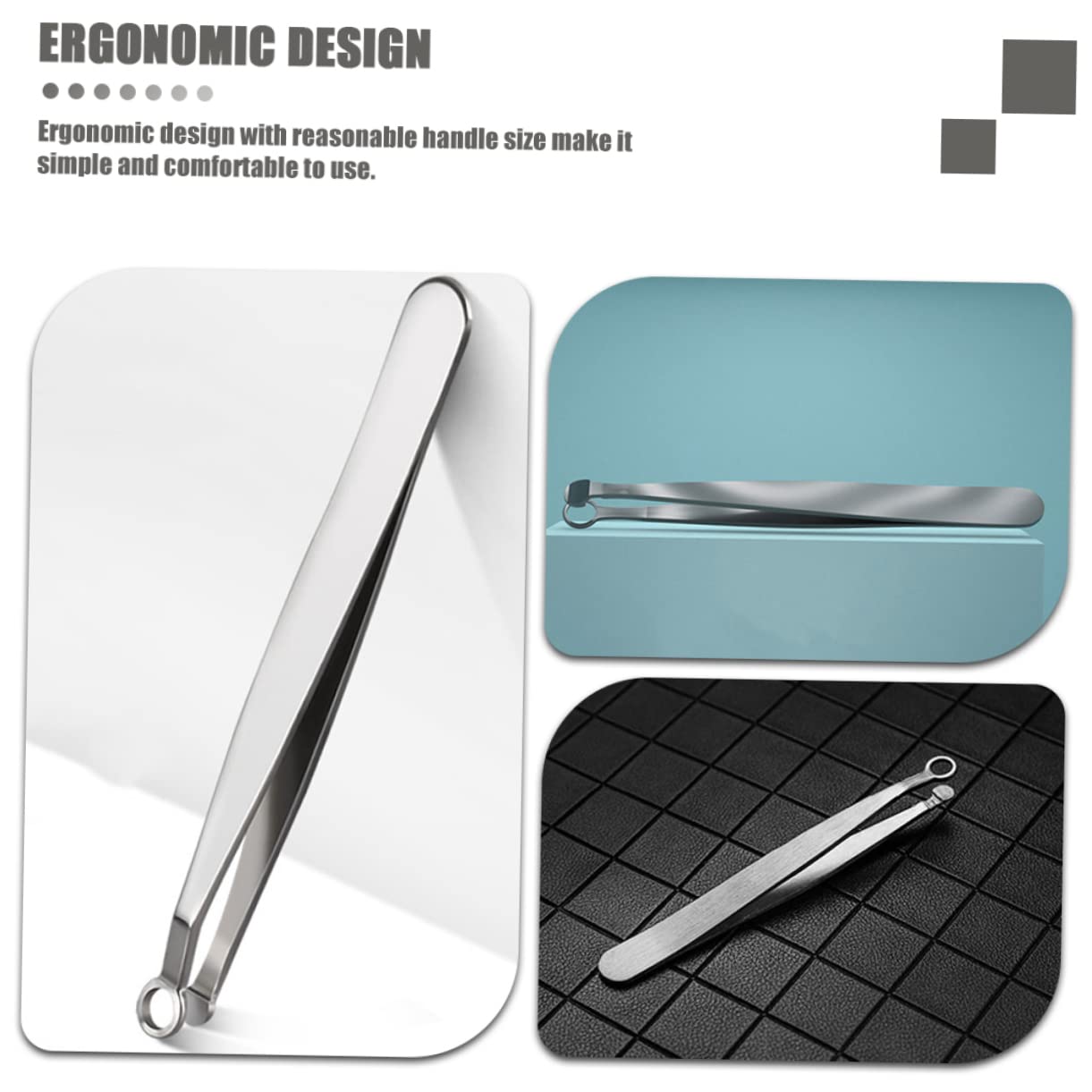 Beavorty Stainless Steel Nose Hair Trimmer & Ingrown Hair Remover Set - Facial Hair Grooming Tool, Eyebrow Tweezers & Portable Personal Care Kit for Men | Perfect for Travel, Home Use & Daily Grooming Routine