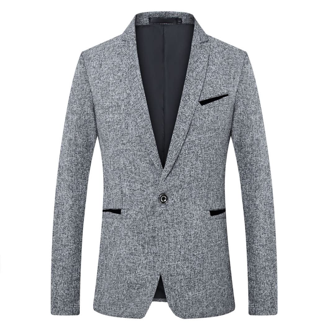 Men's Oversized Blazer Suit Jacket - British Slim Fit Streetwear Coat for Casual Wear | Perfect for Office, Parties & Date Nights
