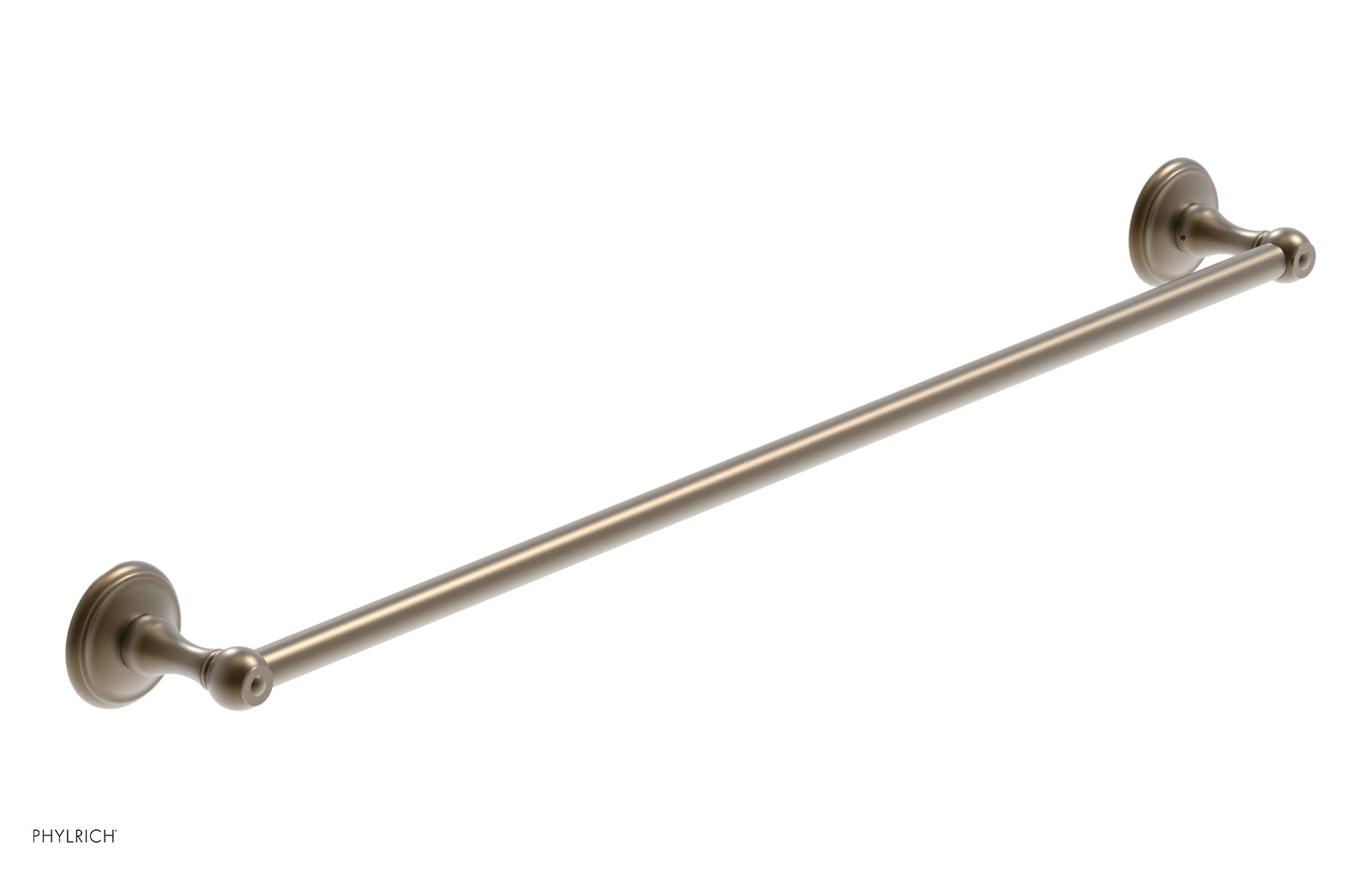 3RING 30-Inch Brushed Nickel Towel Bar - Heavy Duty Bathroom Towel Rack for Kitchen, Bathroom, and Laundry Room - Rust-Resistant & Easy to Install