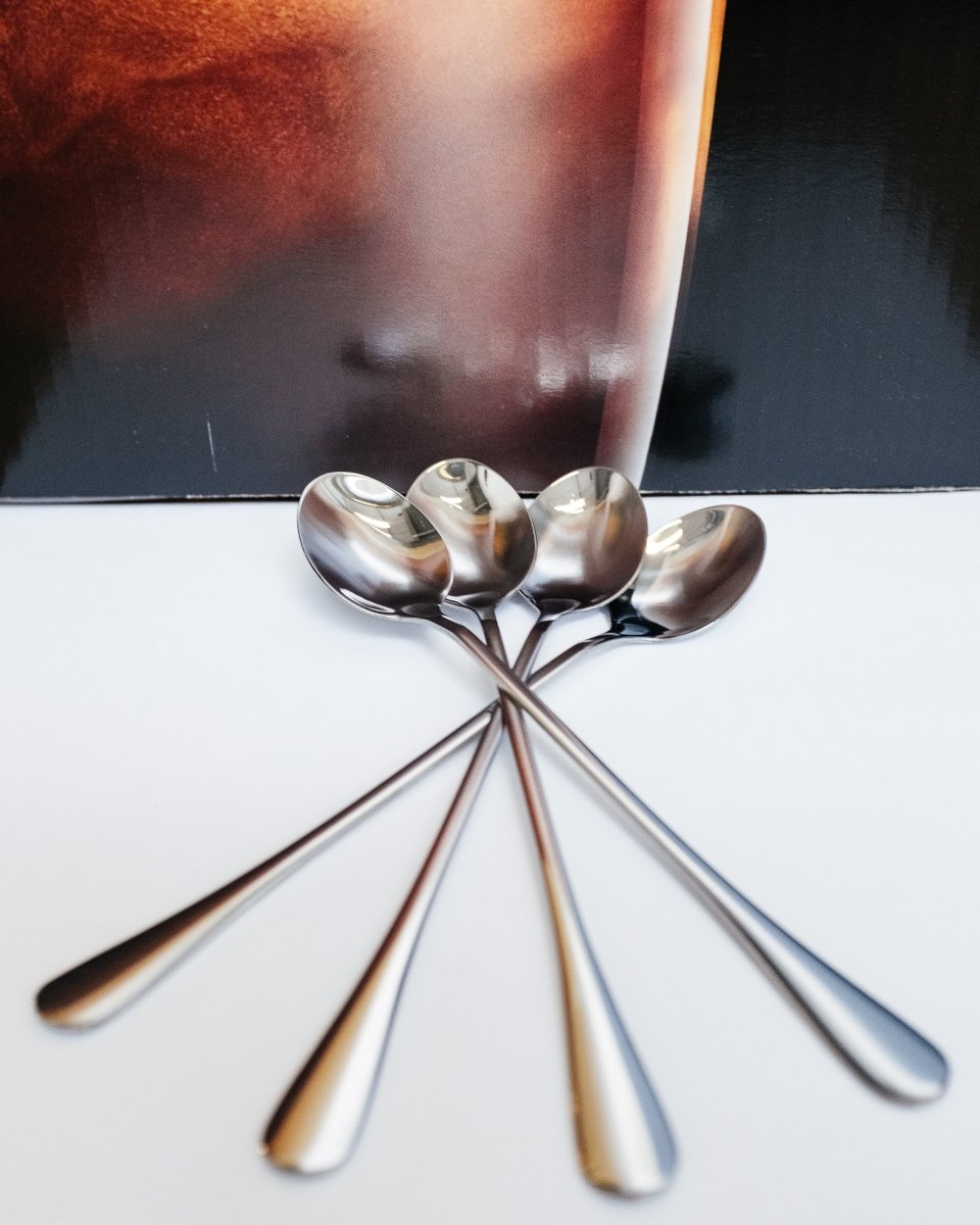 Premium Stainless Steel Coffee Spoon Set - Durable & Rust-Proof for Espresso, Tea, Desserts - Perfect for Home, Office, Cafe & Restaurant Use