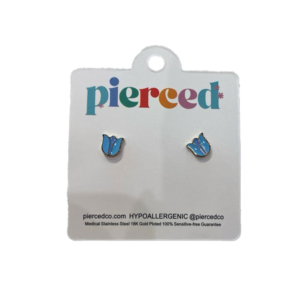Flower Screw Back Earrings for Kids - Hypoallergenic & Comfortable - Perfect for Birthdays, Parties & Special Occasions