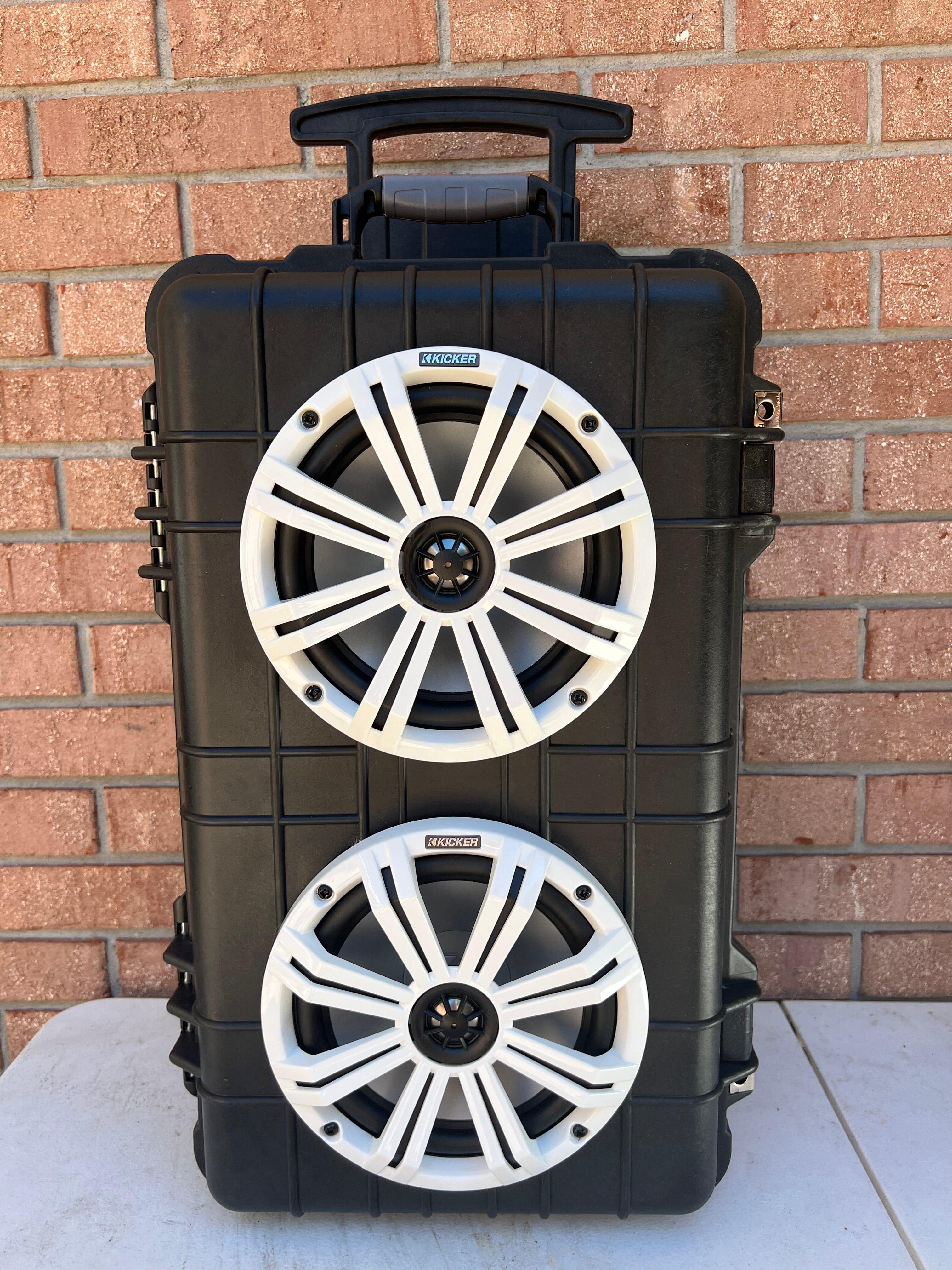 BANGER BOX XL 400 Watt Portable Bluetooth Speaker with Wheels - Powerful Outdoor Party Speaker for Beach, Camping, Tailgating & Backyard Events
