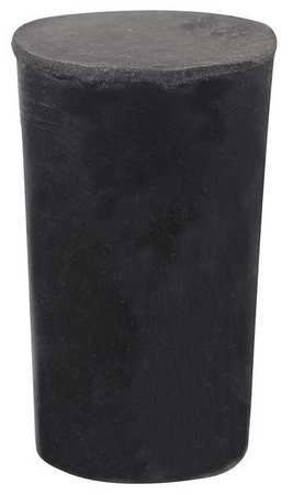 25mm Black Rubber Stopper - Pack of 7 - Leak Proof Bottle & Tube Seal for Home Brewing, Science Labs & DIY Projects - Perfect for Fermentation, Chemical Experiments & Crafting Projects
