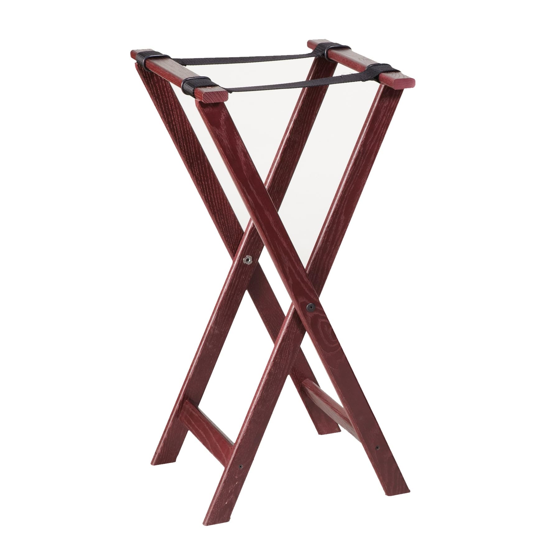 American Metalcraft WTSM38 Mahogany Tray Stand - 18.5