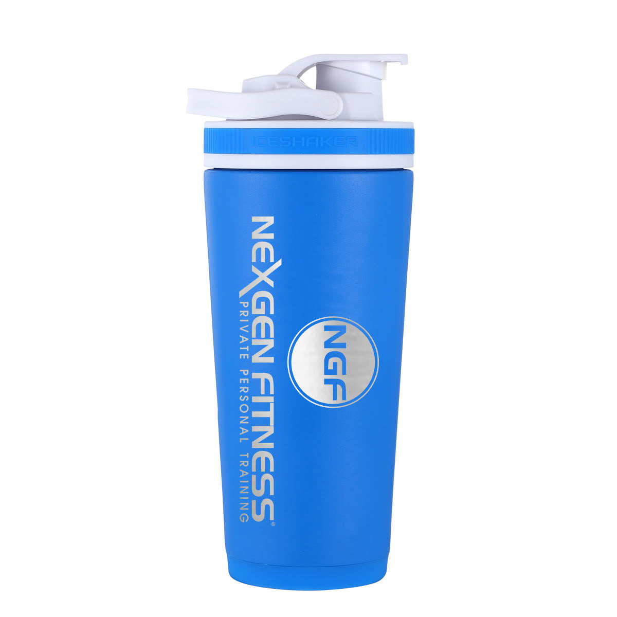 NexGen Fitness 26oz Custom Ice Shaker Bottle - Leakproof Protein Shaker Cup for Gym, Workout & Sports | Perfect for Protein Drinks, Smoothies & Post-Workout Recovery